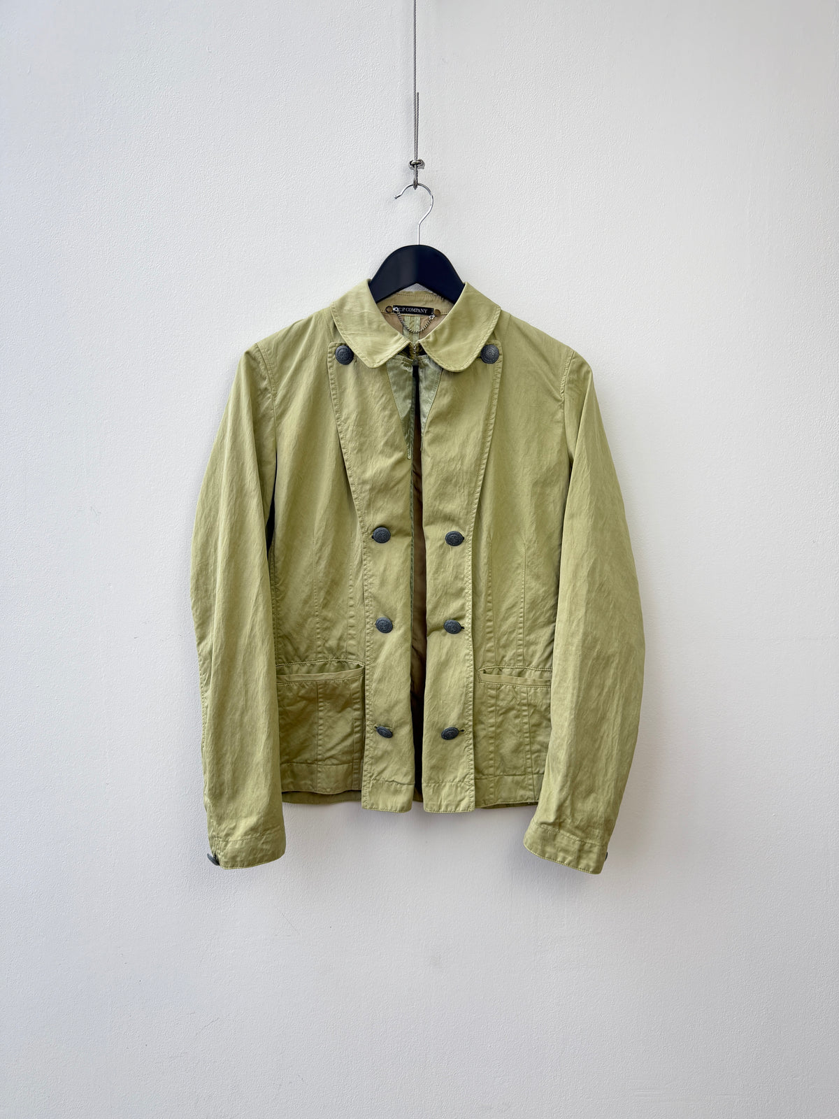 C.P. Company Lime Green SS06 Lightweight Double-Breasted Jacket