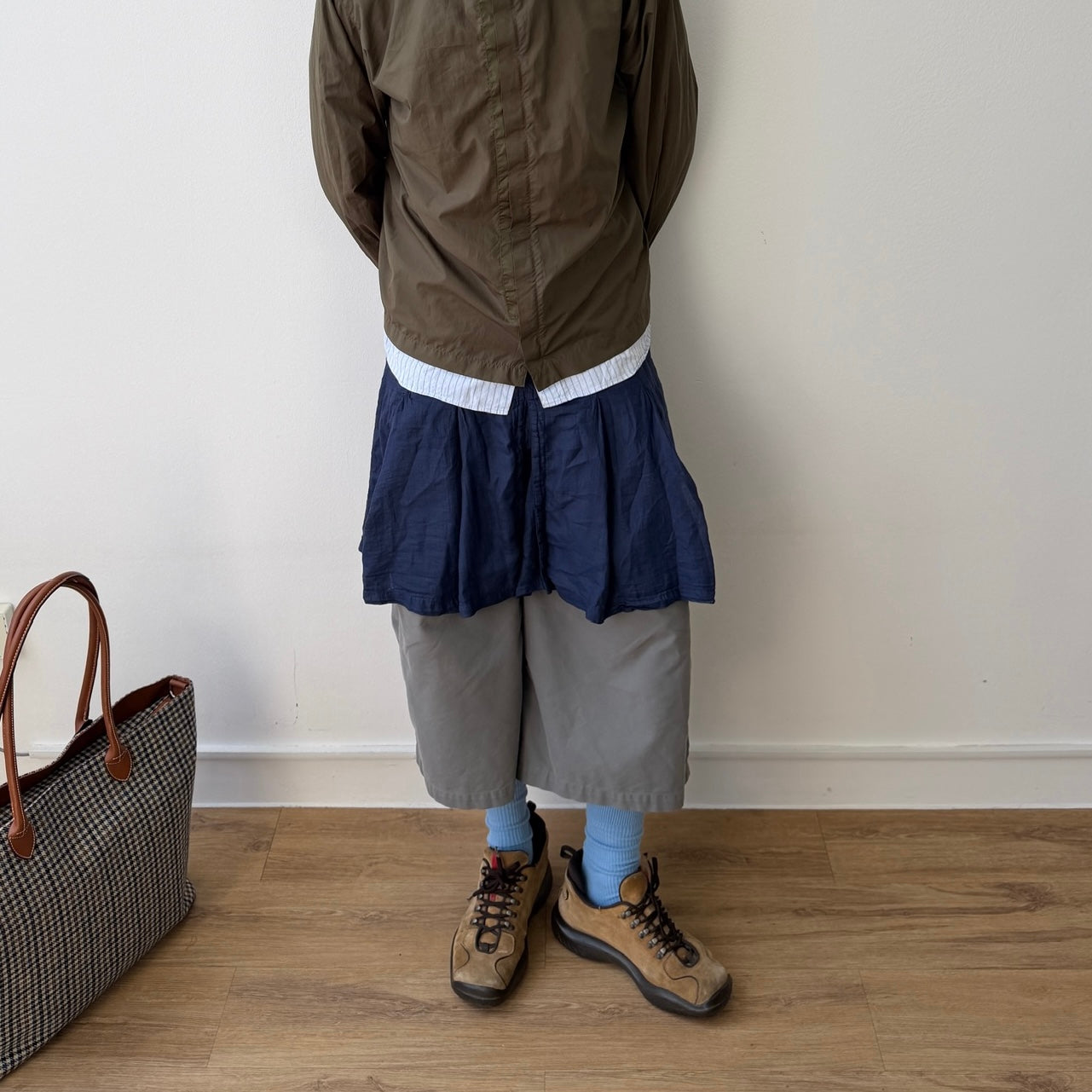 C.P. Company Donna Navy 00s Flow Skirt