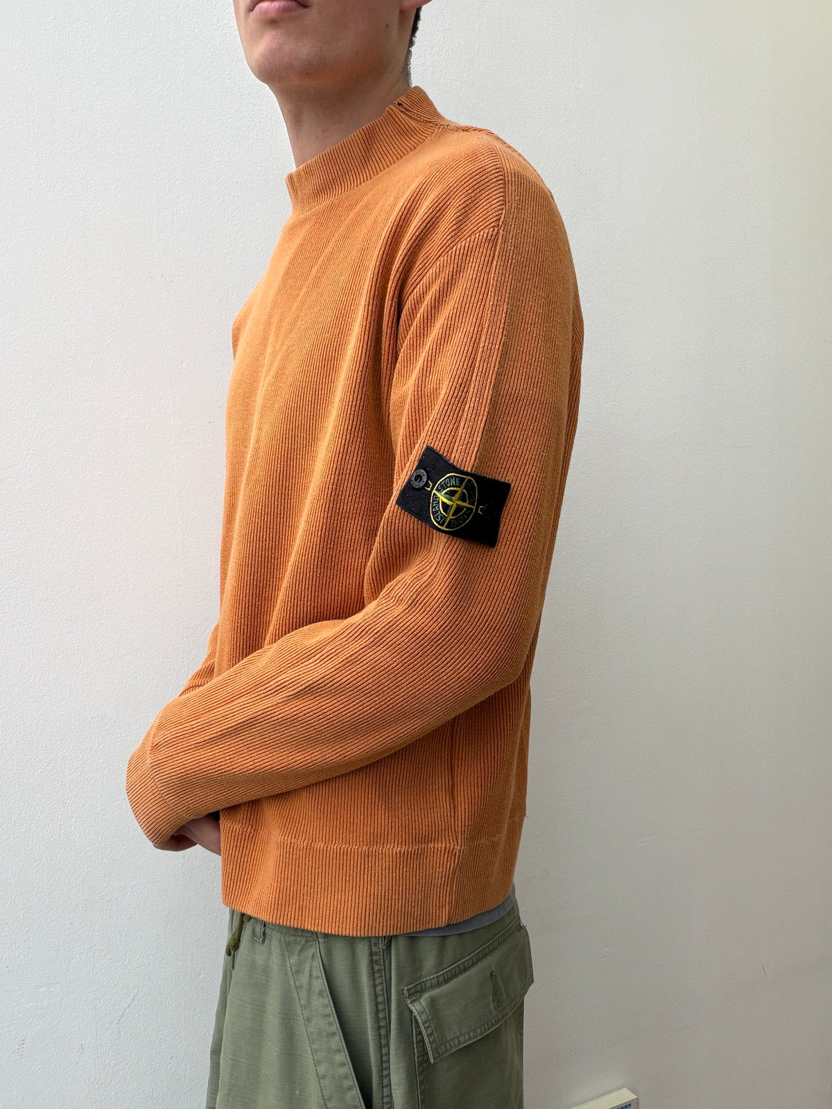 Stone Island SS01 Ribbed Jumper