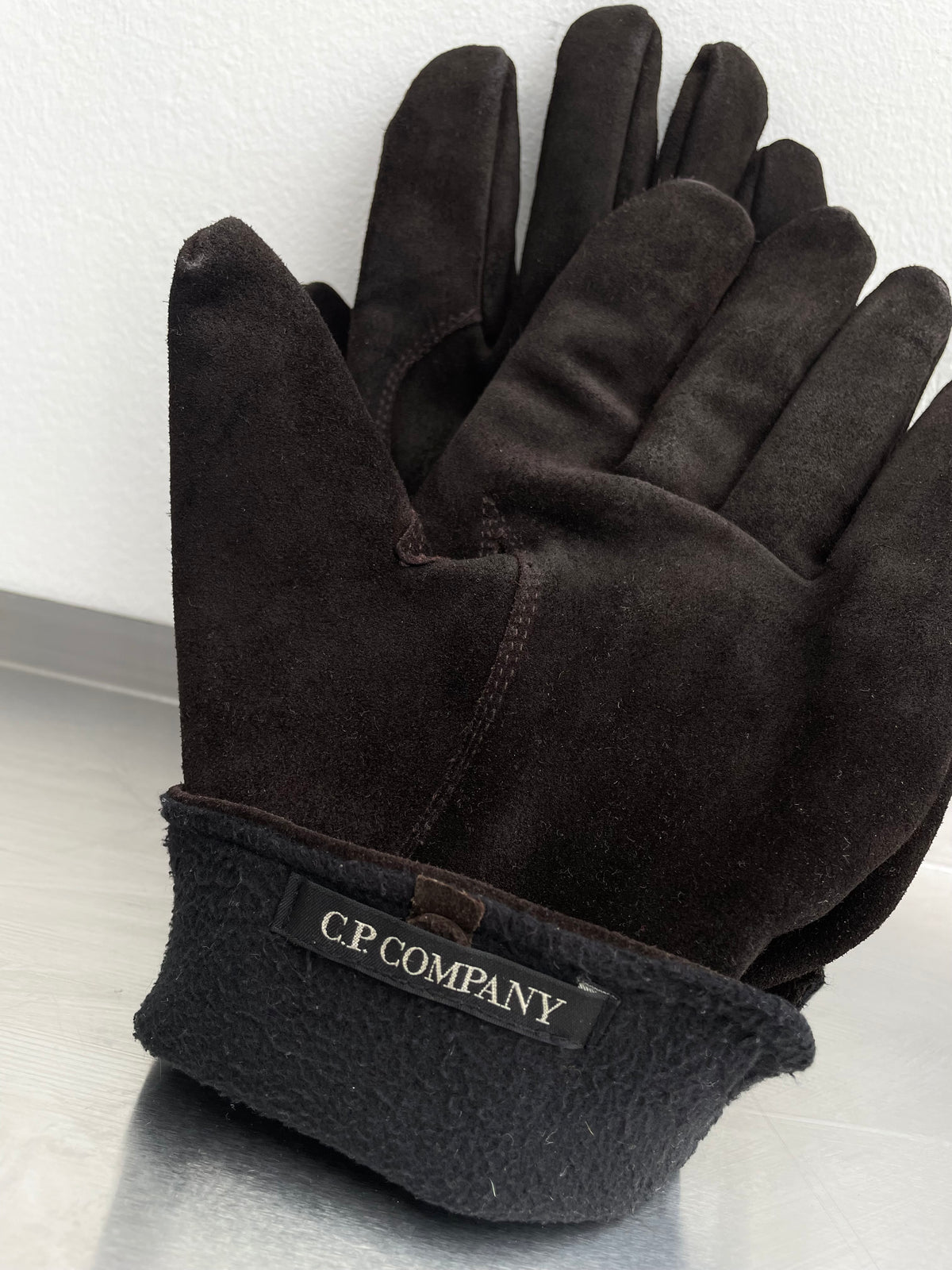 C.P. Company 00s Suede Gloves