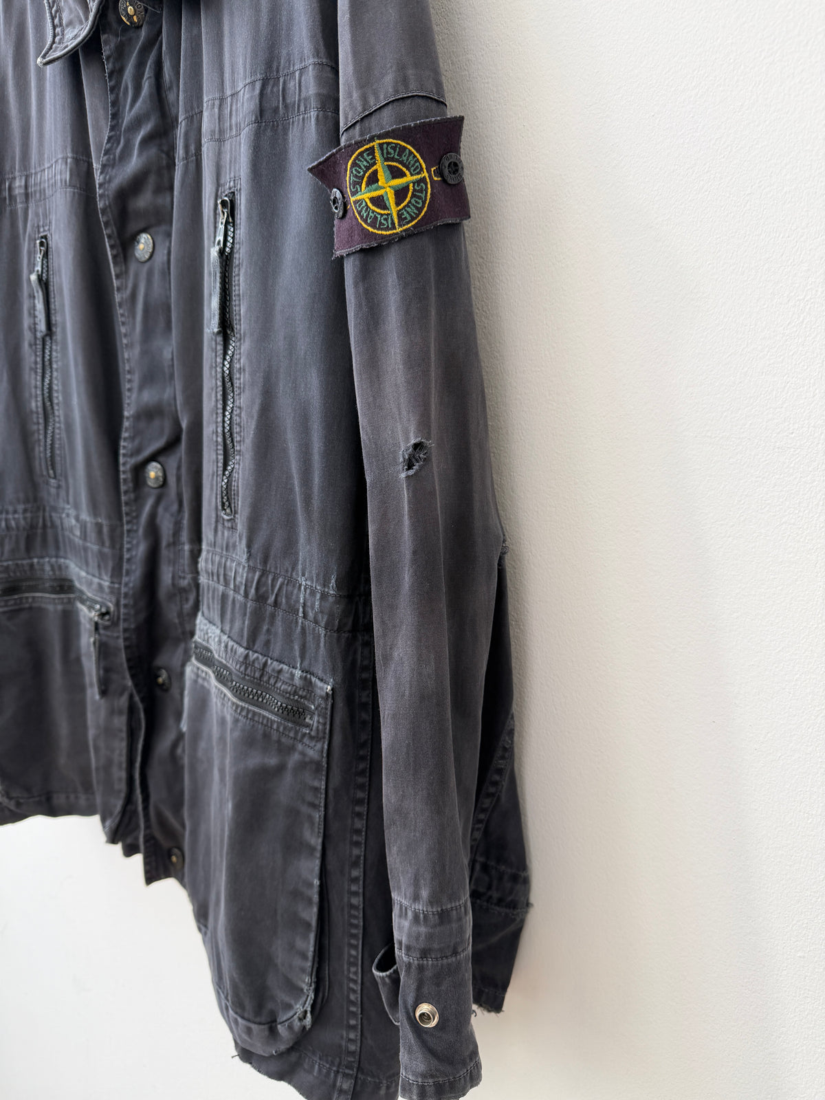 Stone Island 00s Raso Gommato Field Jacket