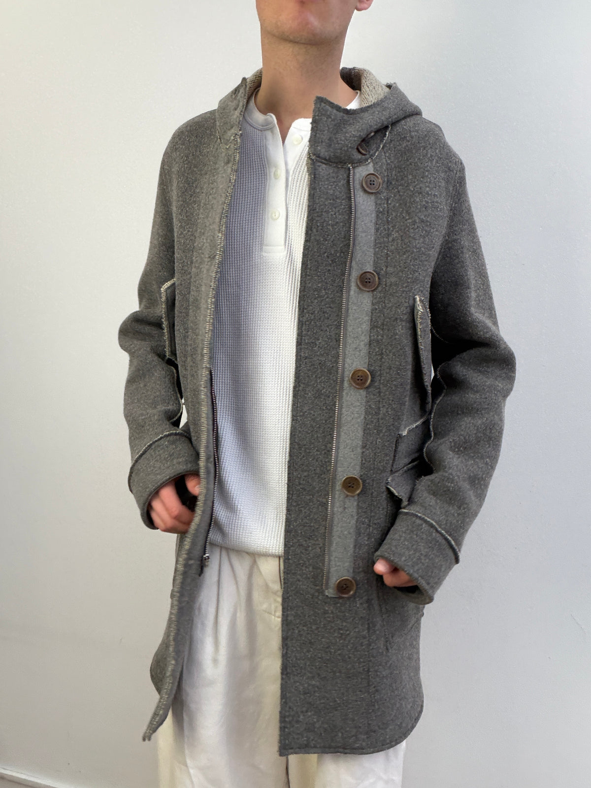 C.P. Company AW09 Wool Hooded Overcoat