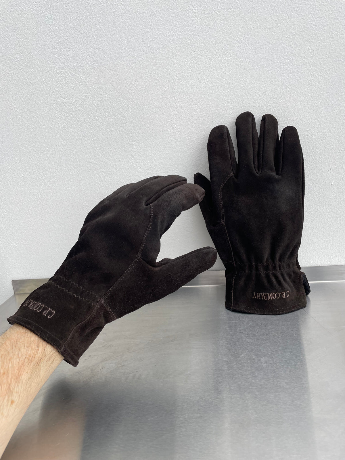 C.P. Company 00s Suede Gloves