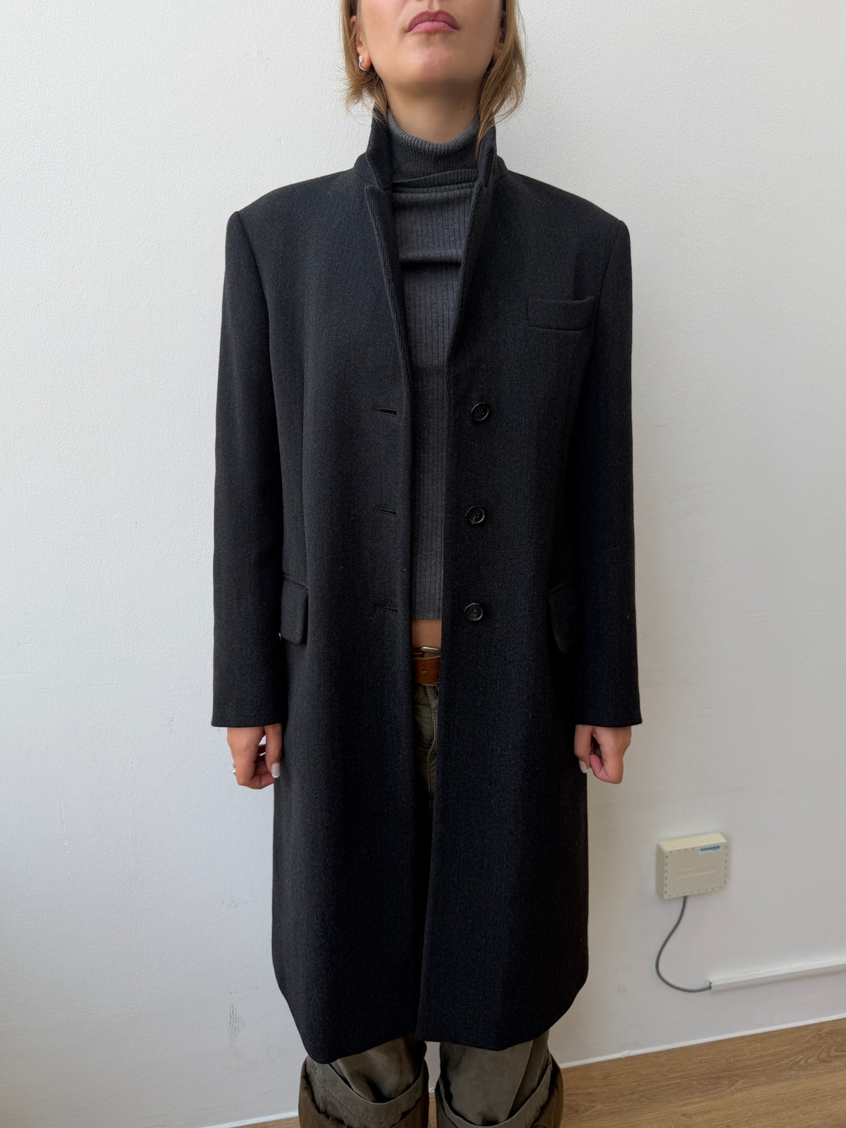 Prada 90s Wool Overcoat