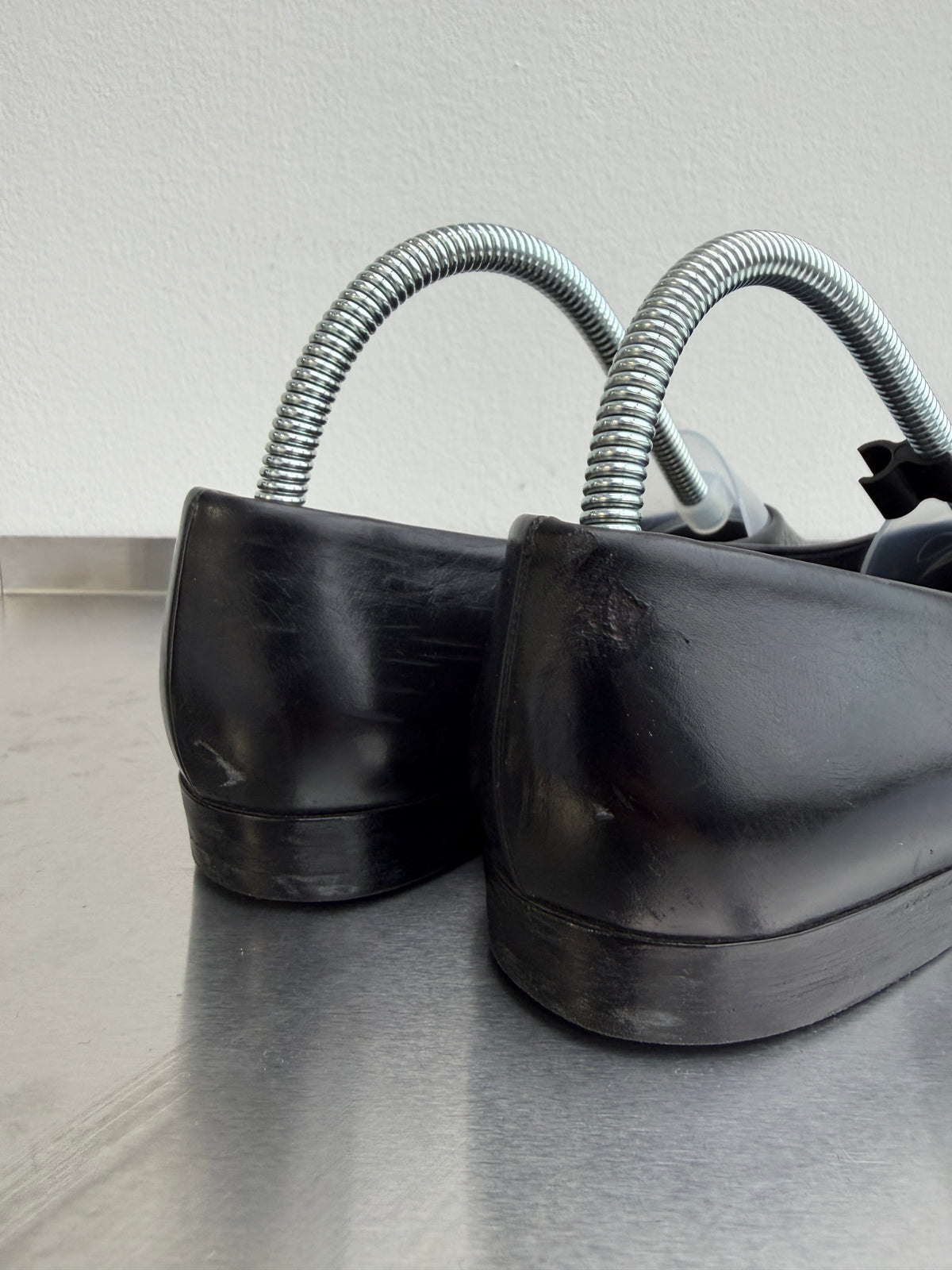 Prada 00s Leather Slip On Flats