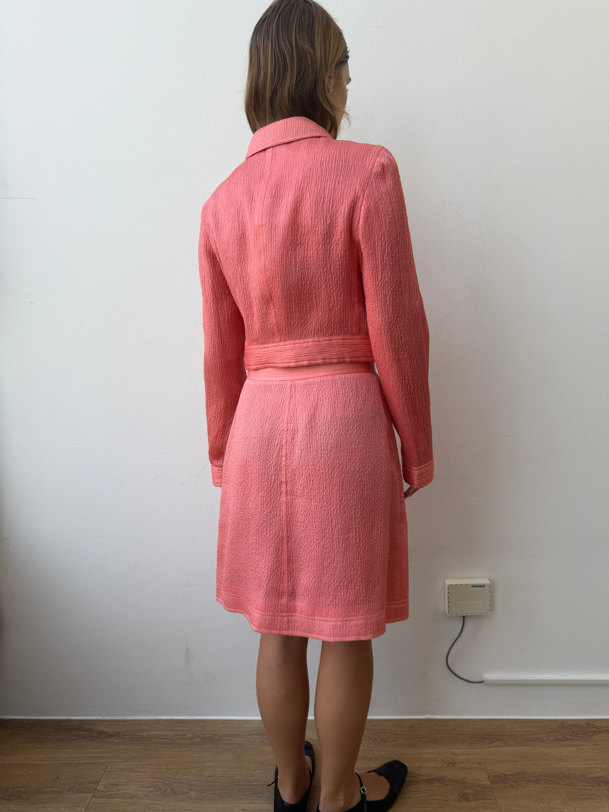 Prada 90s Textured Silk Set