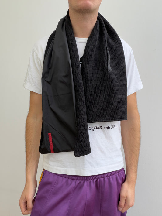 Prada Sport 00s Nylon & Wool Scarf