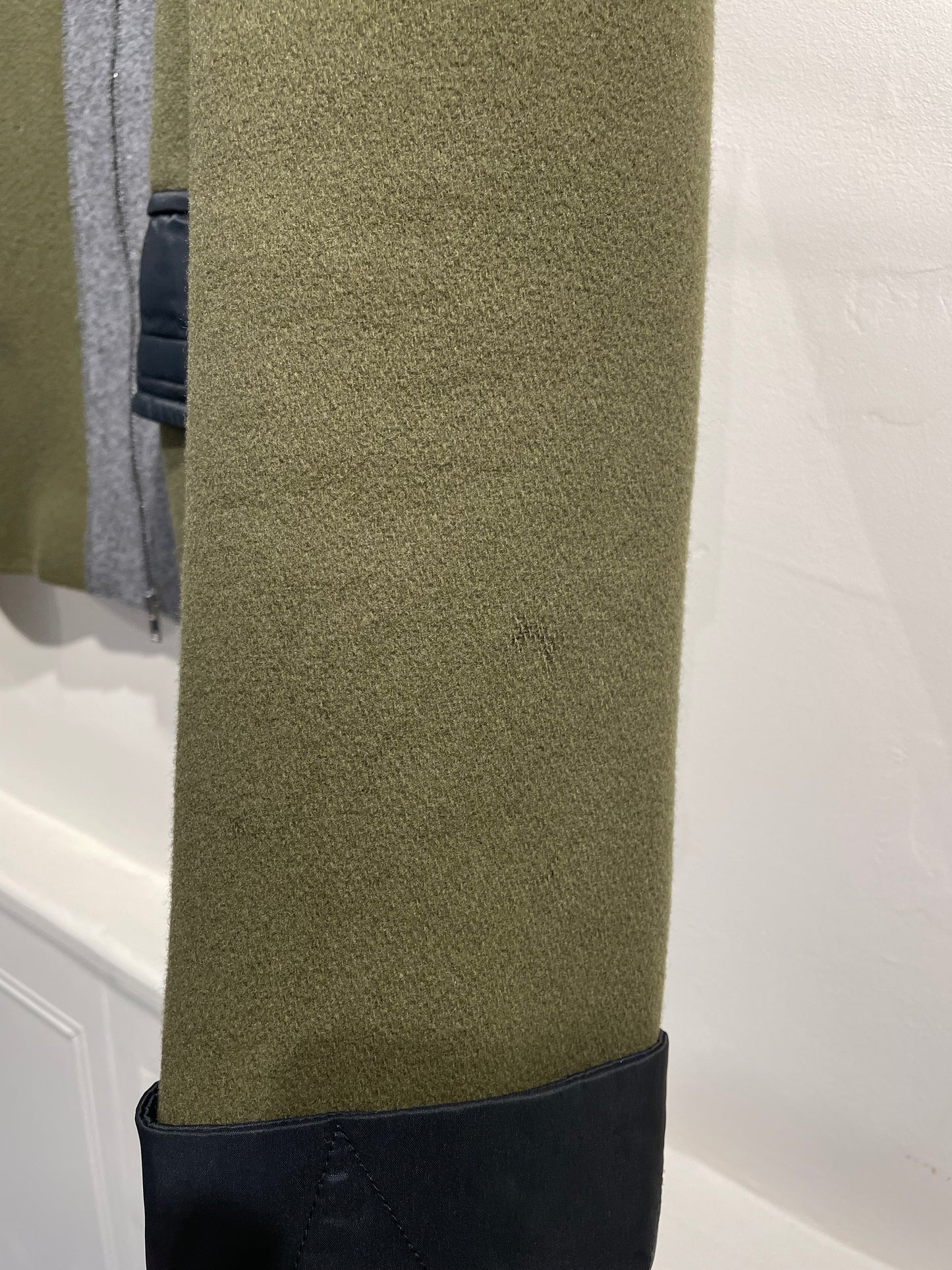 Miu Miu Khaki Grey 90s/00s Wool Jacket