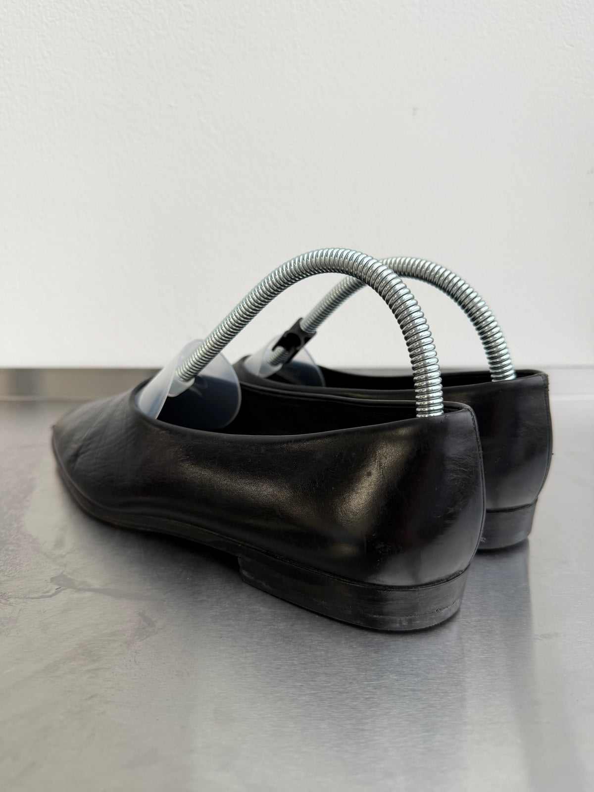 Prada 00s Leather Slip On Flats