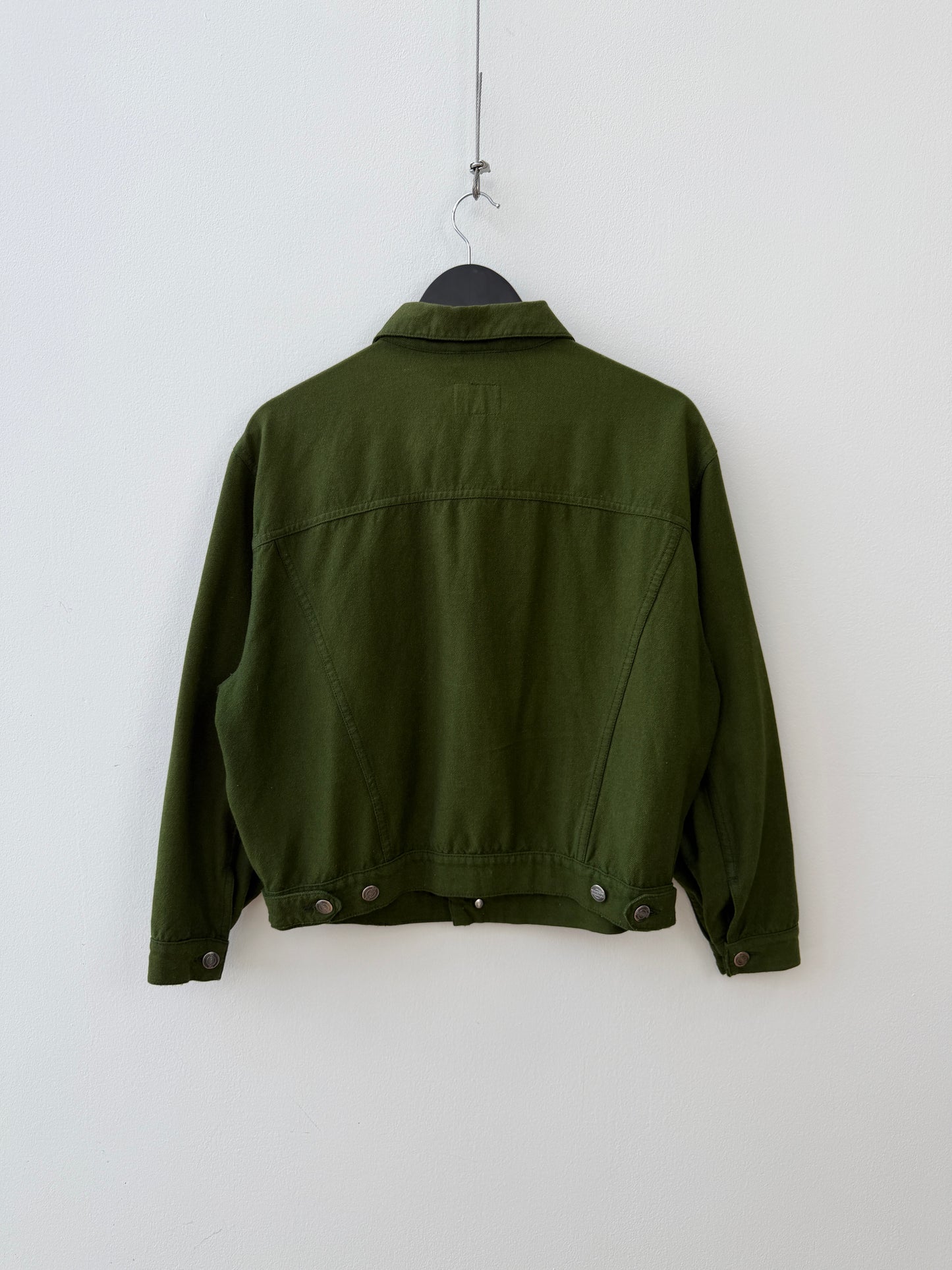 Jean Paul Gaultier Green 90s Trucker Jacket