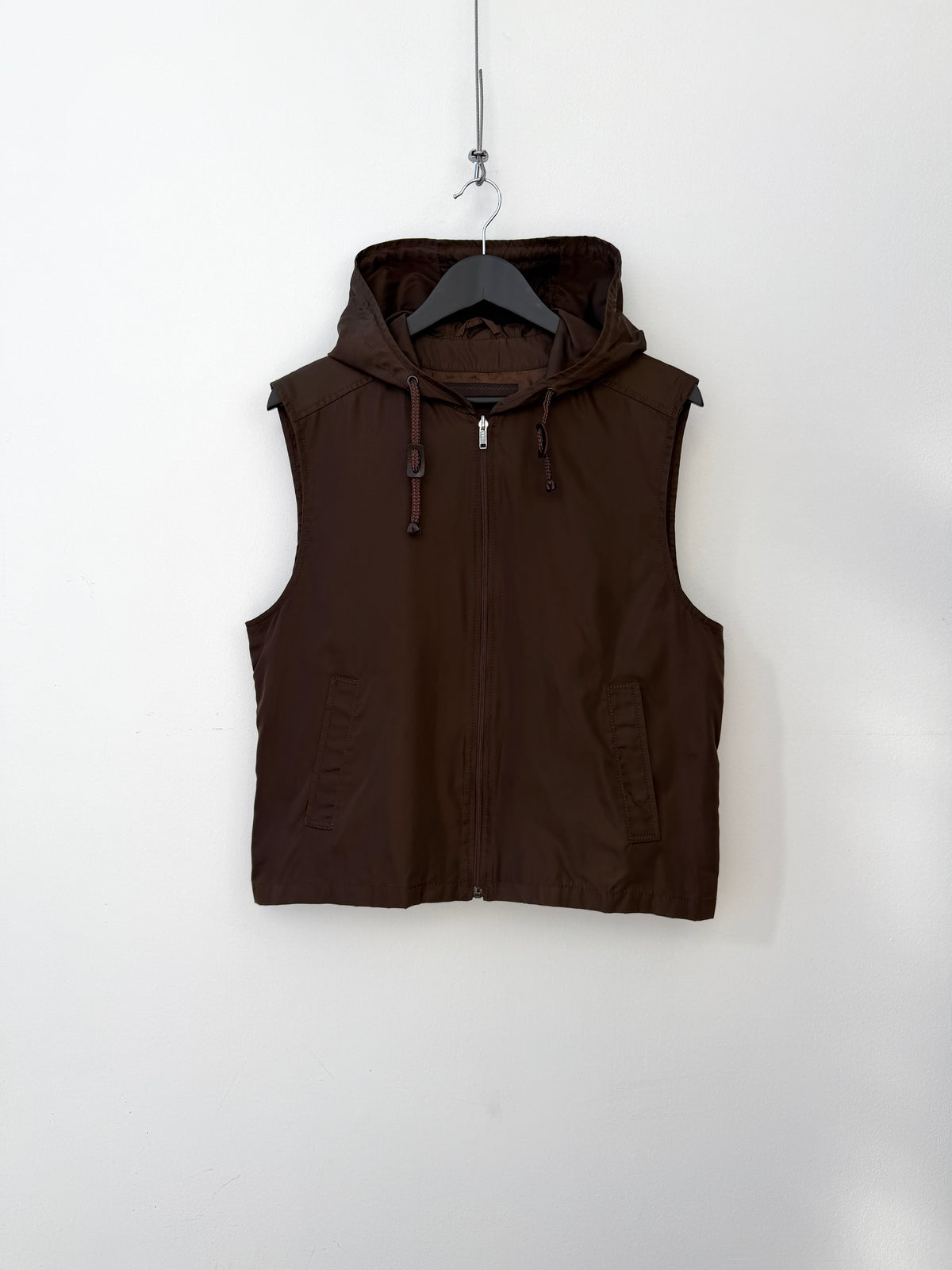 Prada 90s Nylon Hooded Vest