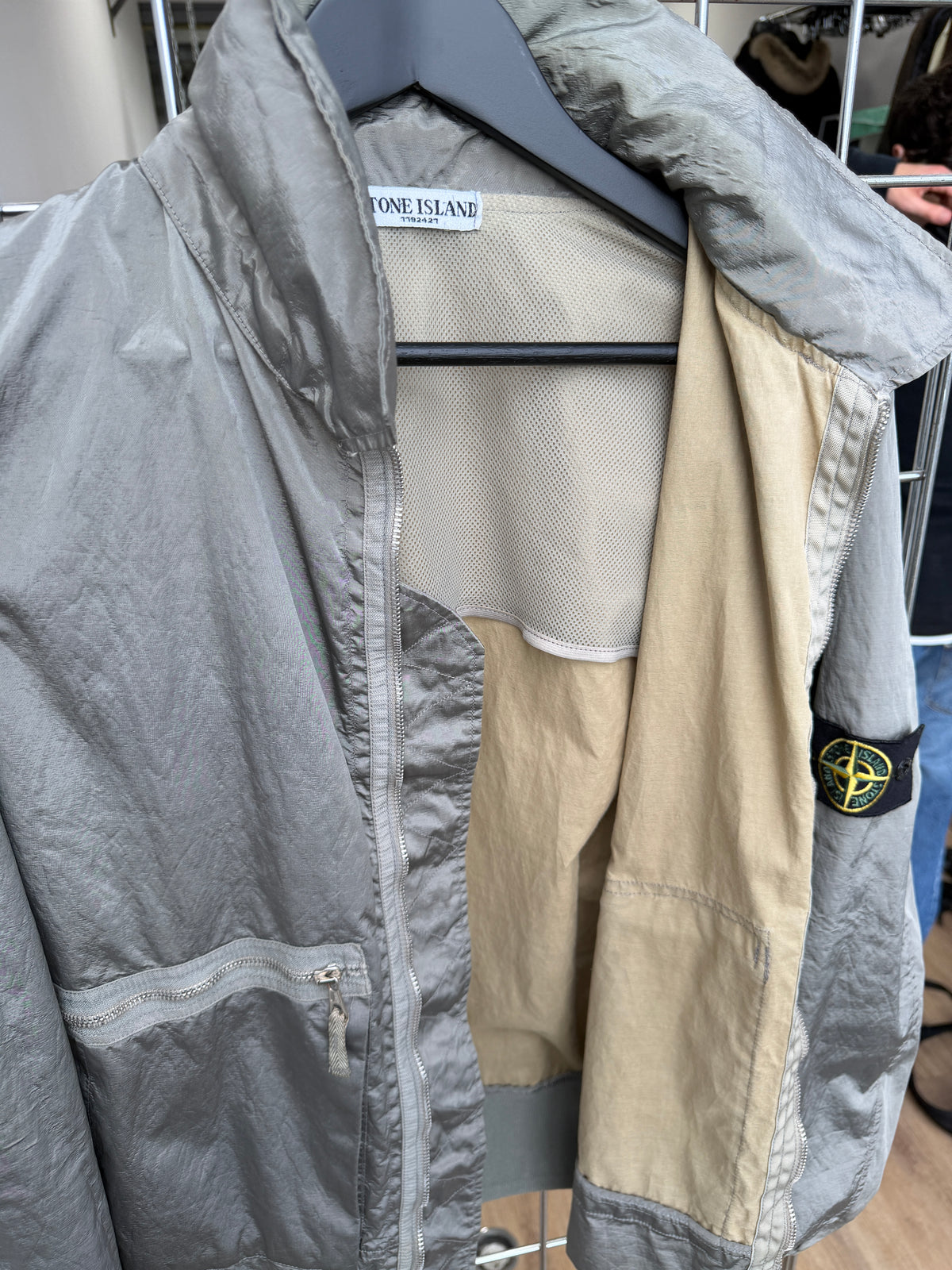 Stone Island SS08 Archive Nylon Metal Flight Bomber Jacket