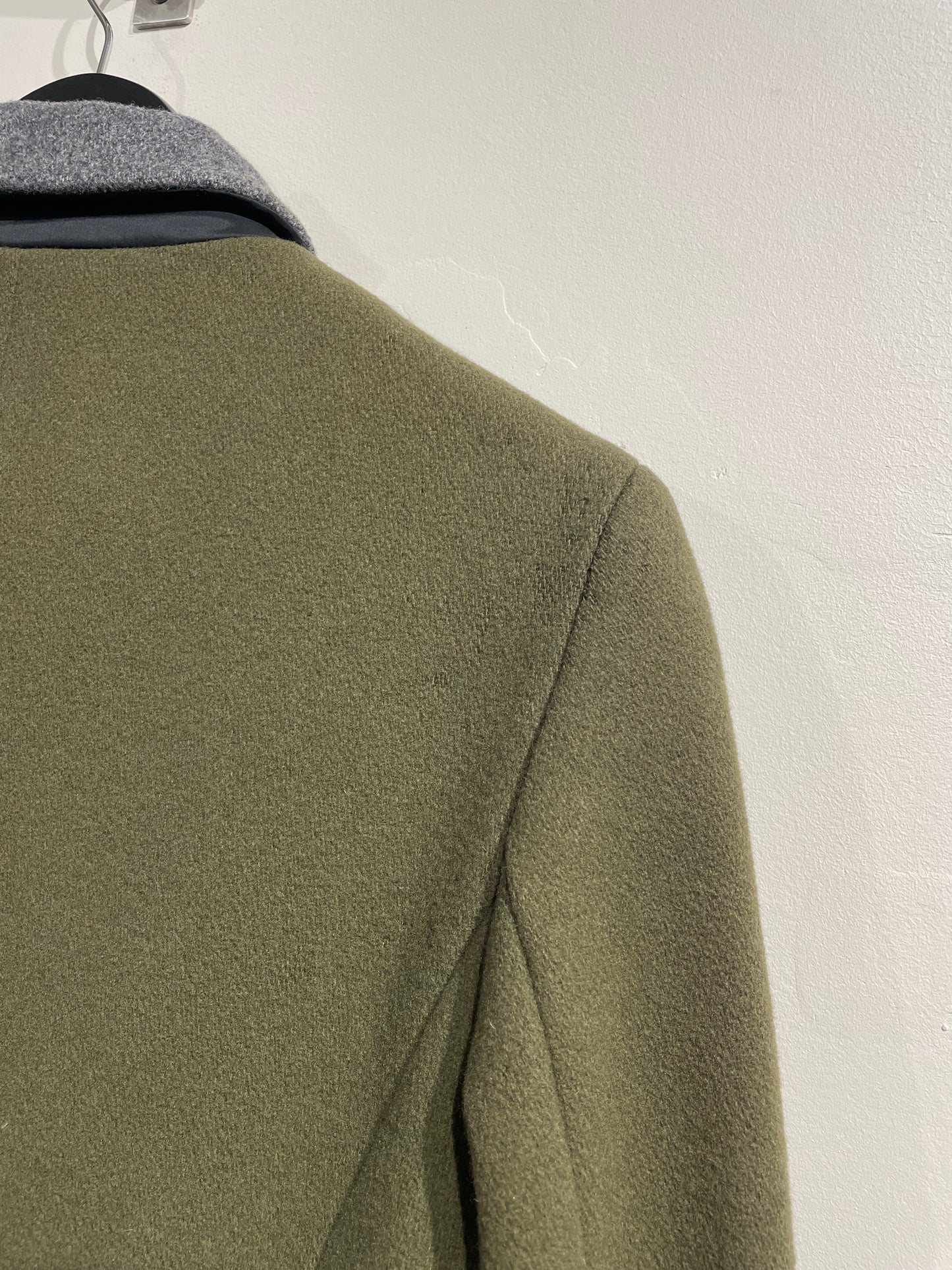 Miu Miu Khaki Grey 90s/00s Wool Jacket