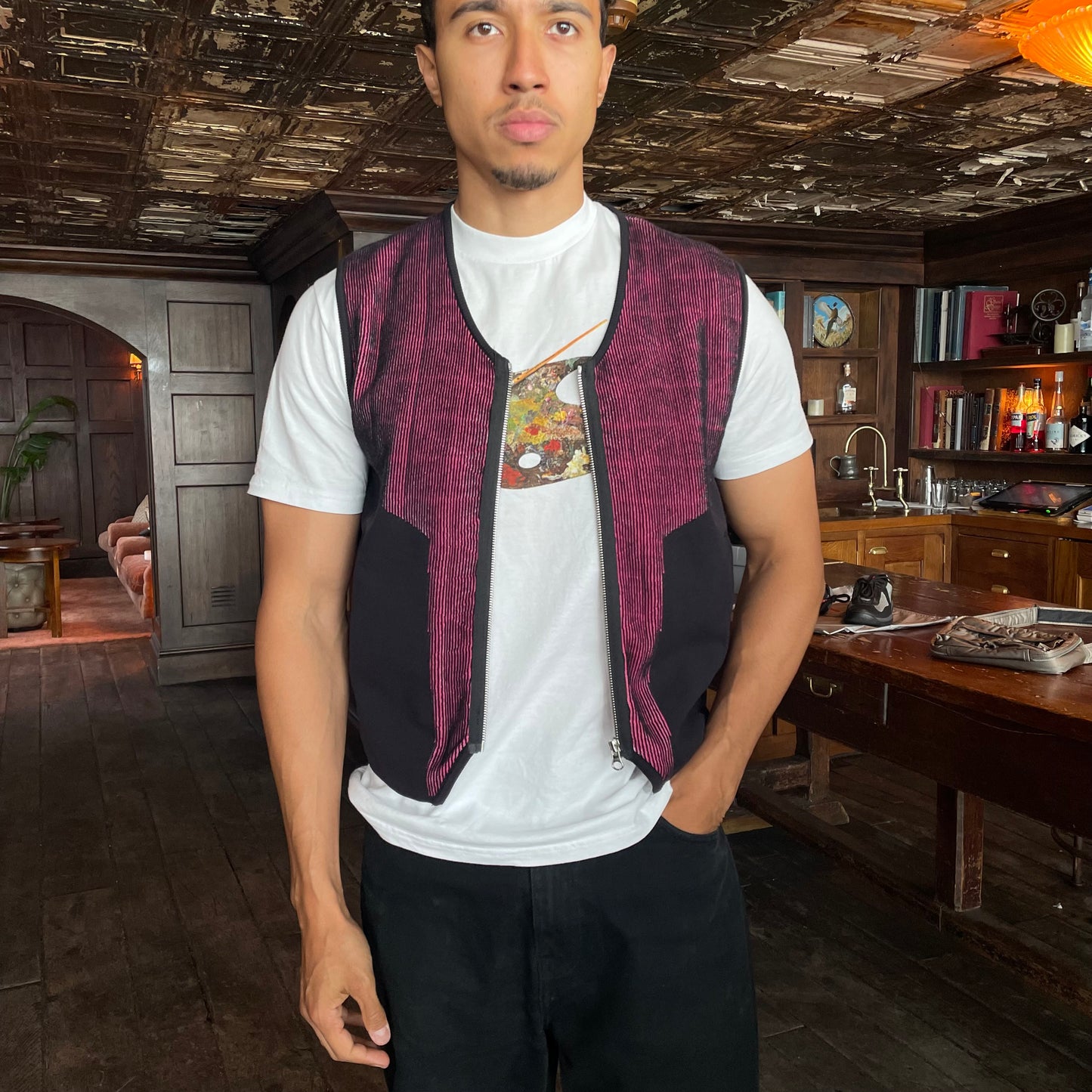 Stone Island Shadow Project Fine Knit Gilet Vest