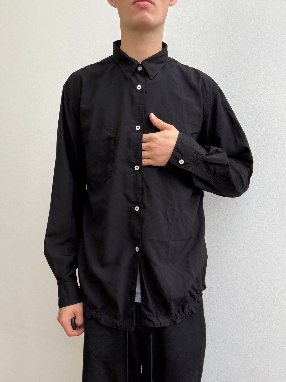 Comme Des Garçon Homme Deux Drawstring Shirt