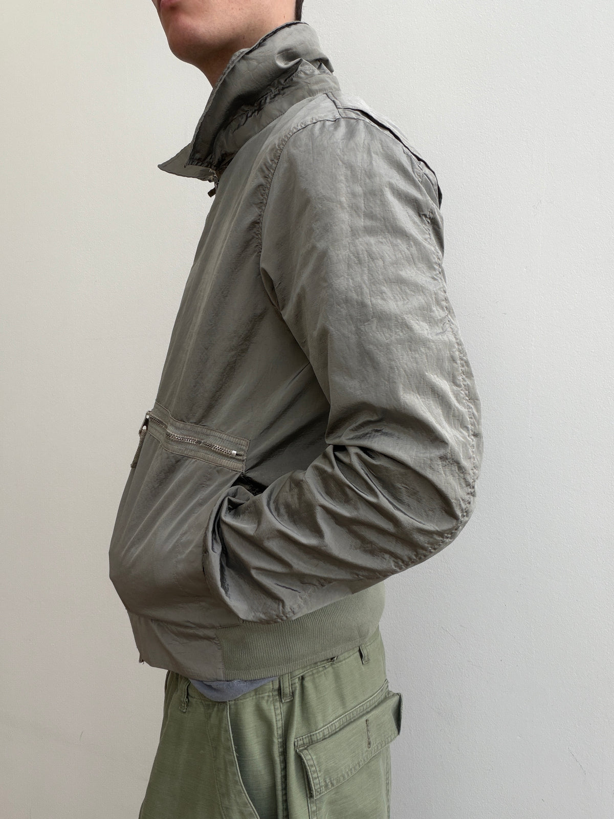Stone Island SS08 Archive Nylon Metal Flight Bomber Jacket
