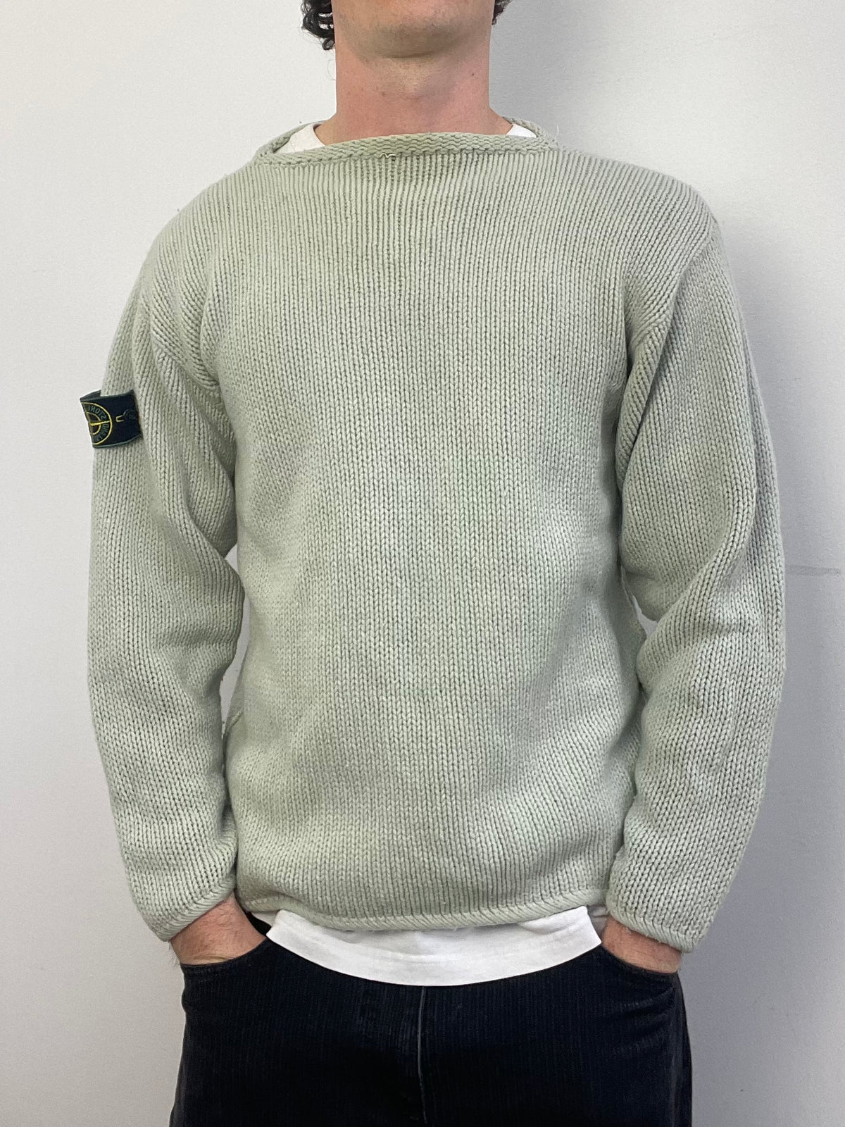 Stone Island 90s Wool Knit Jumper