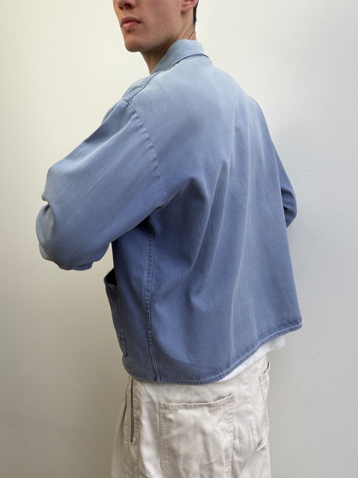 Vintage 70s/80s German Herringbone Twill Chore Jacket