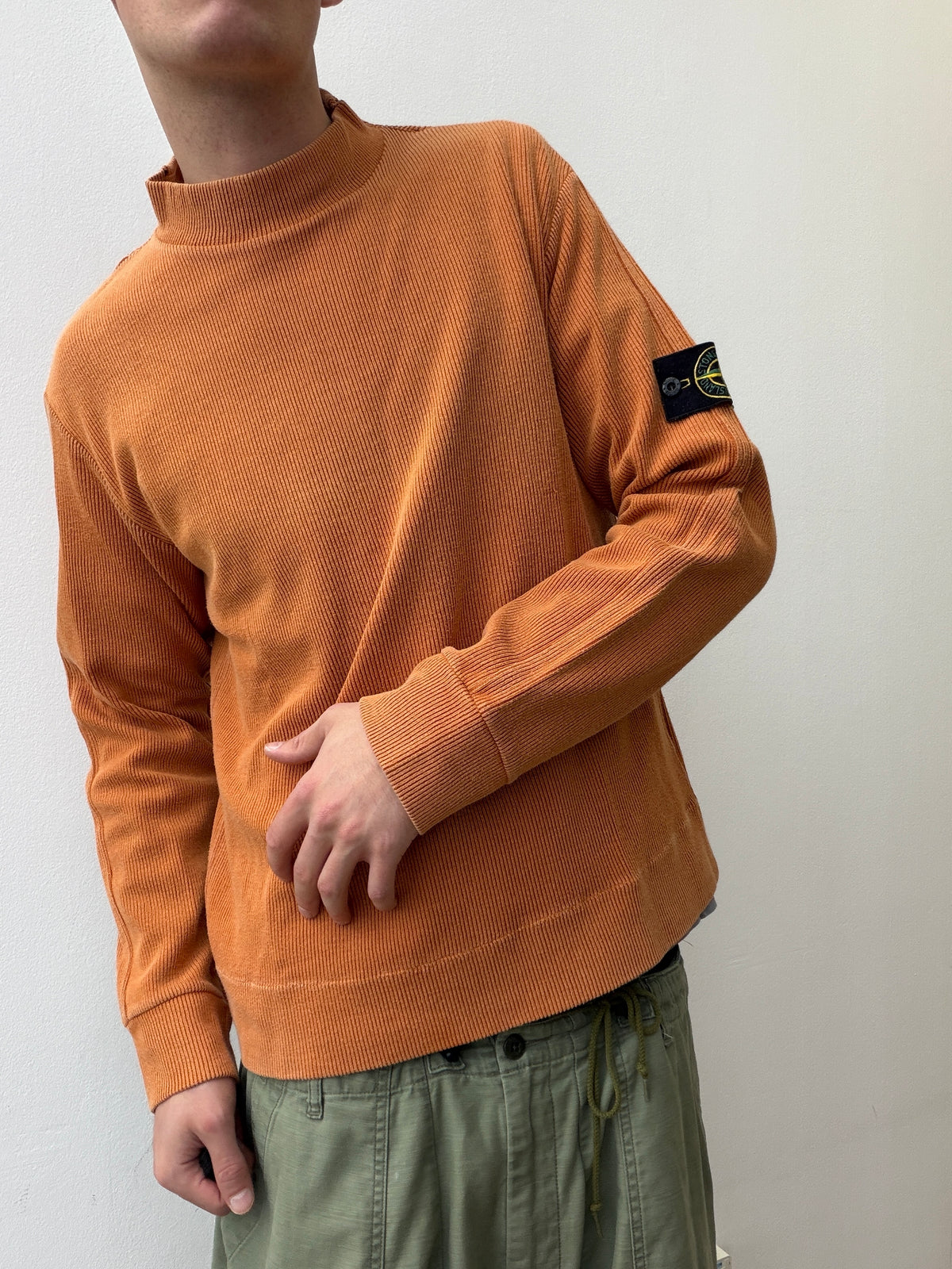 Stone Island SS01 Ribbed Jumper