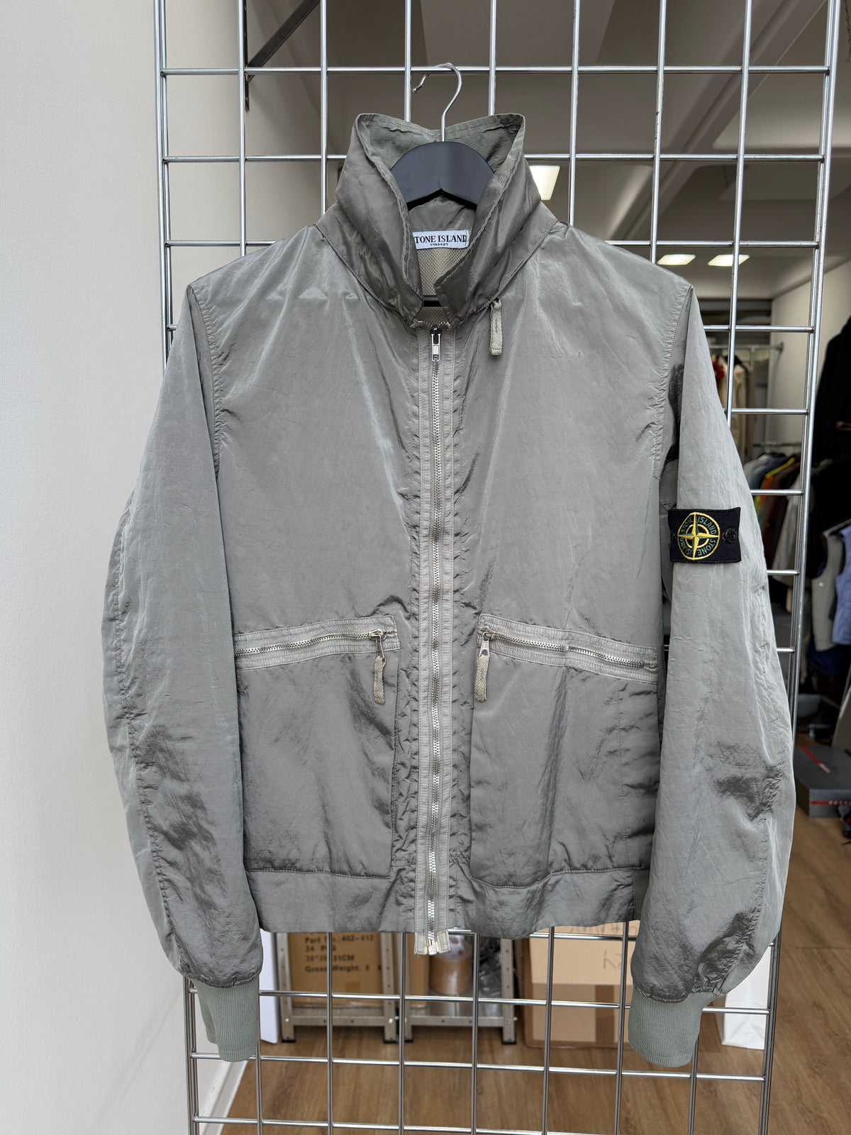 Stone Island SS08 Archive Nylon Metal Flight Bomber Jacket