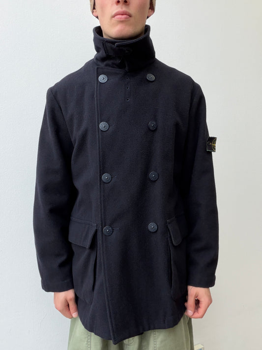 Stone Island AW99 Dutch-Rope Wool Overcoat