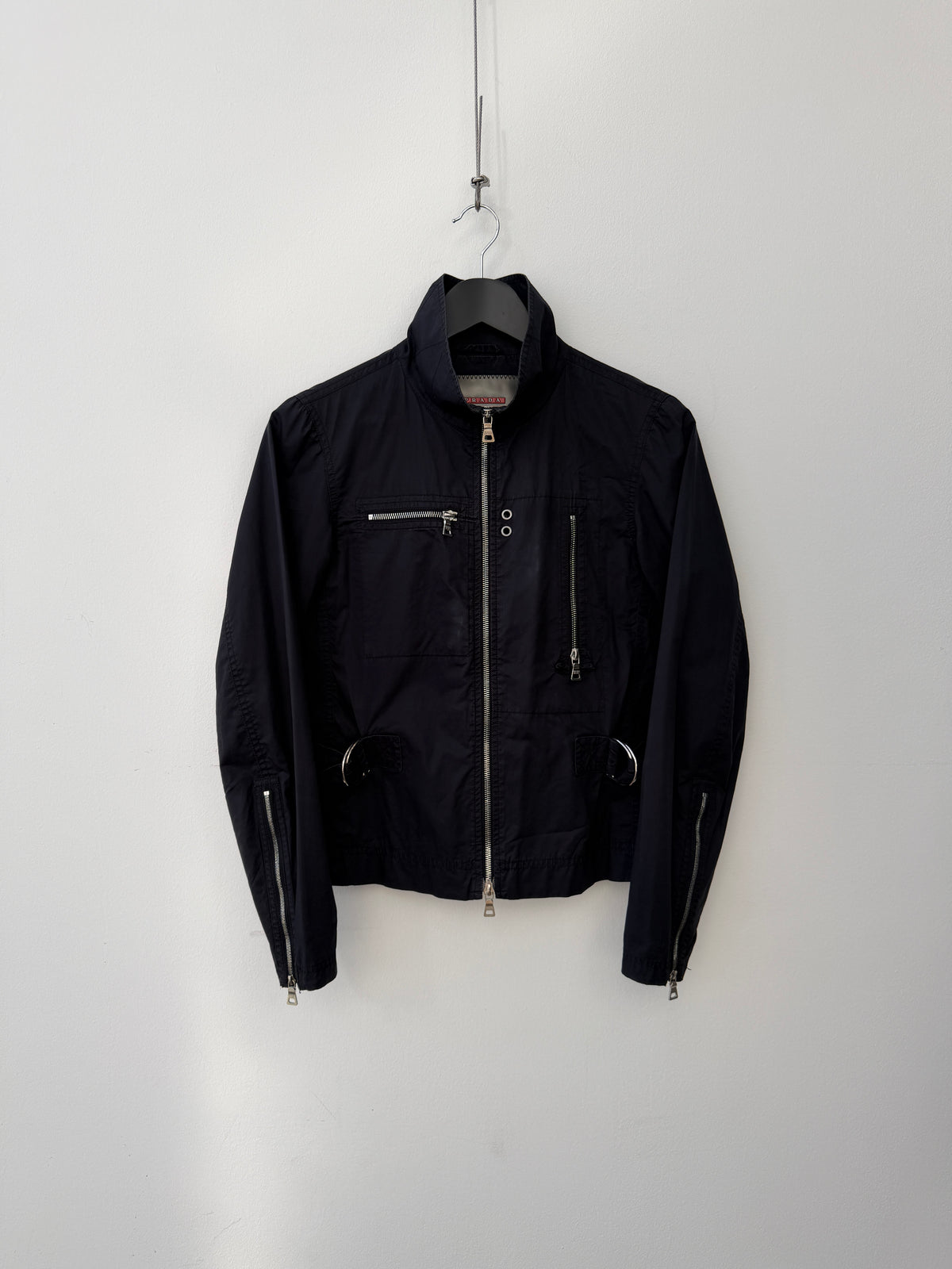 Prada Sport 00s Cotton Biker Jacket