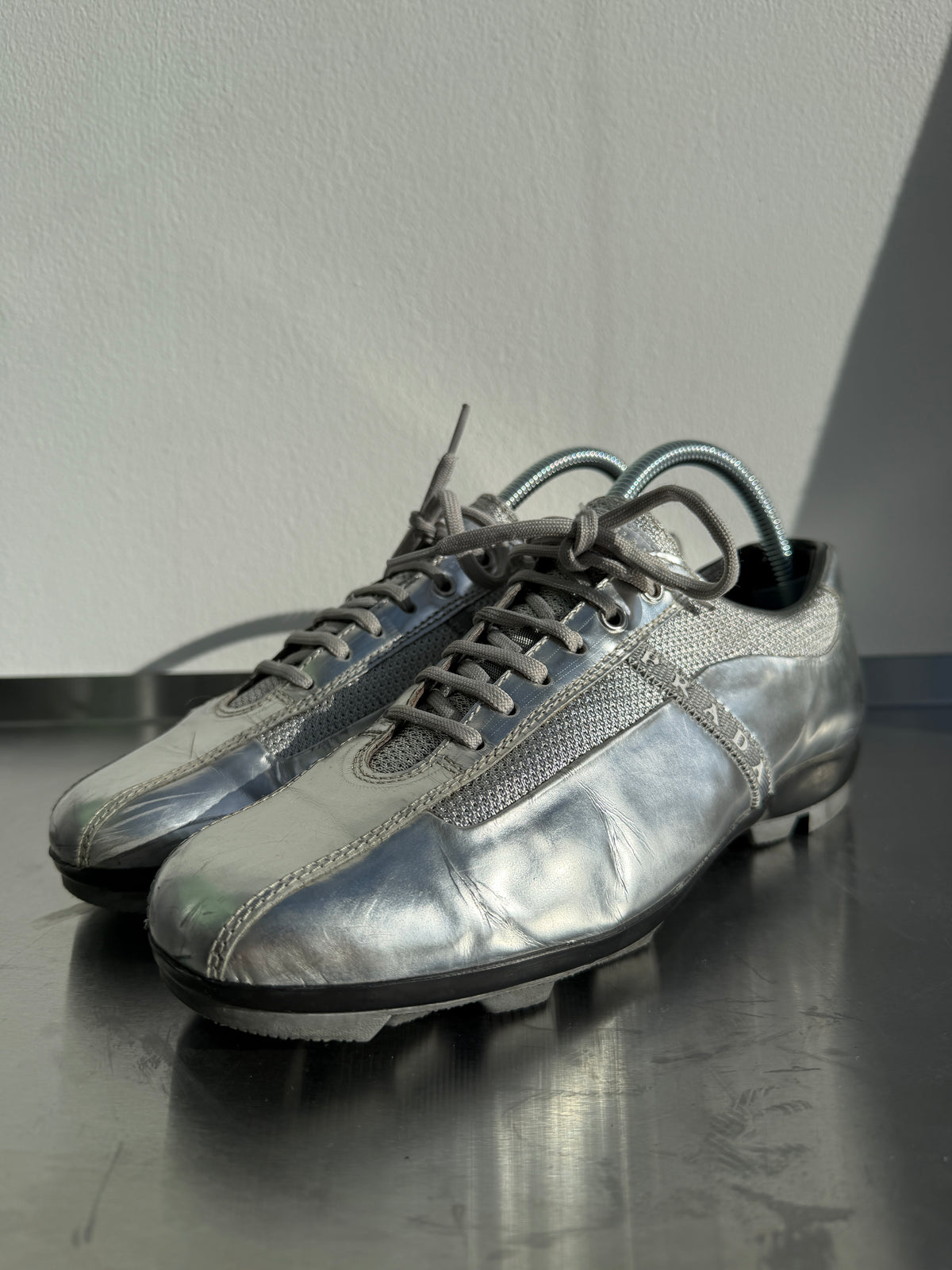 Prada Sport 00s Metallic Trainers