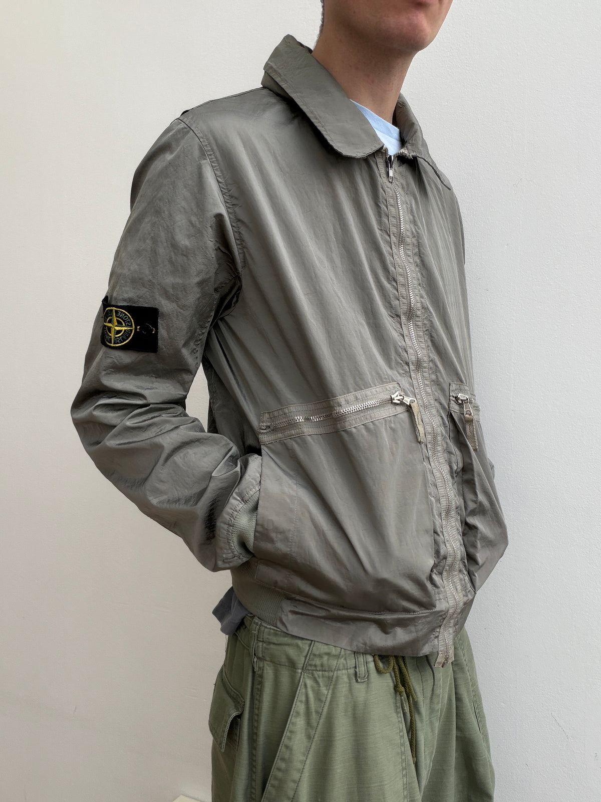 Stone Island SS08 Archive Nylon Metal Flight Bomber Jacket