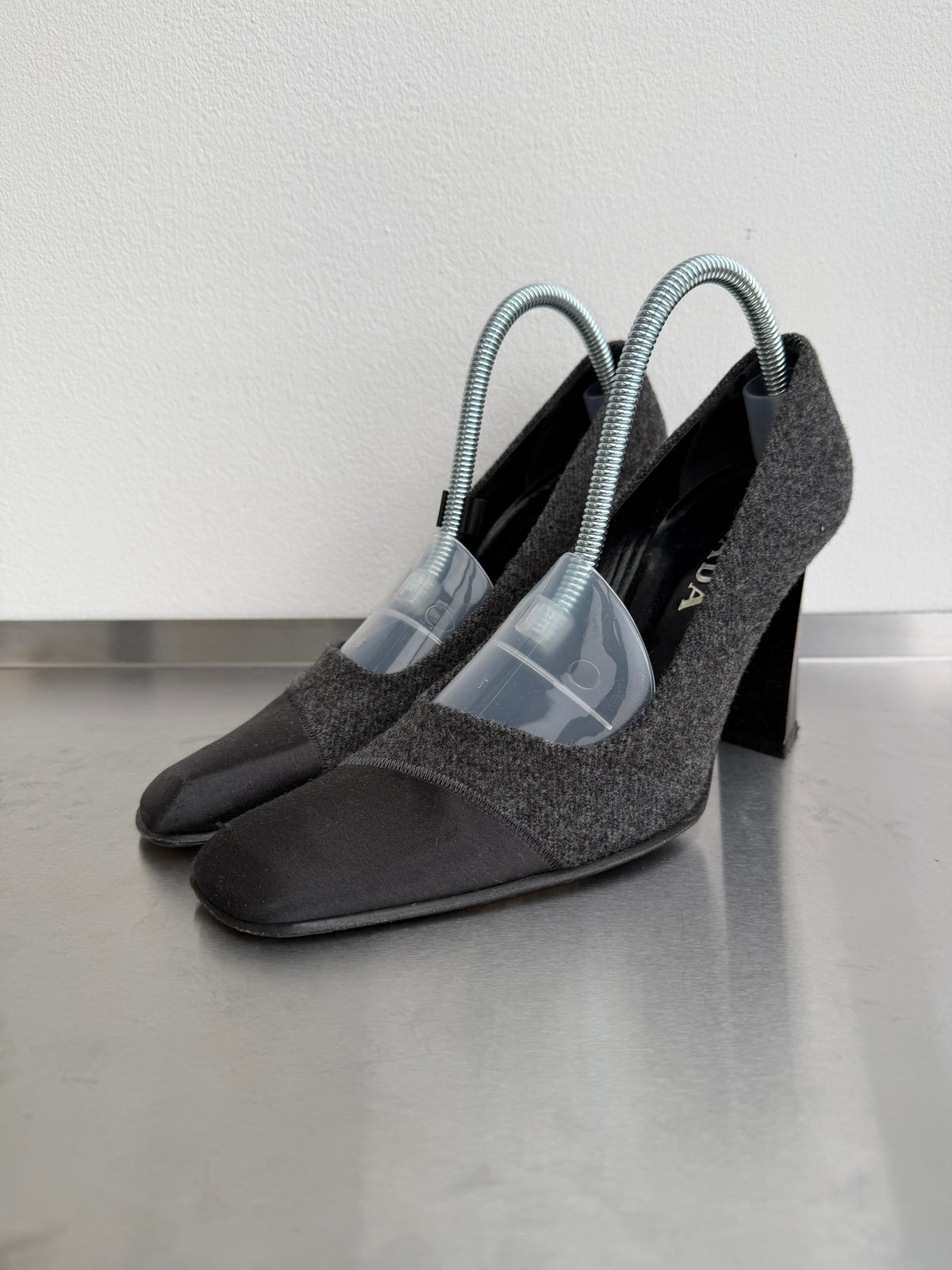 Prada FW99 Wool Heels