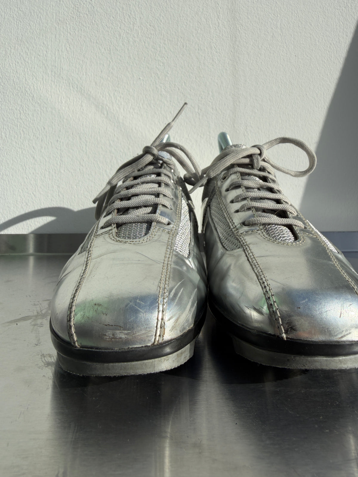 Prada Sport 00s Metallic Trainers