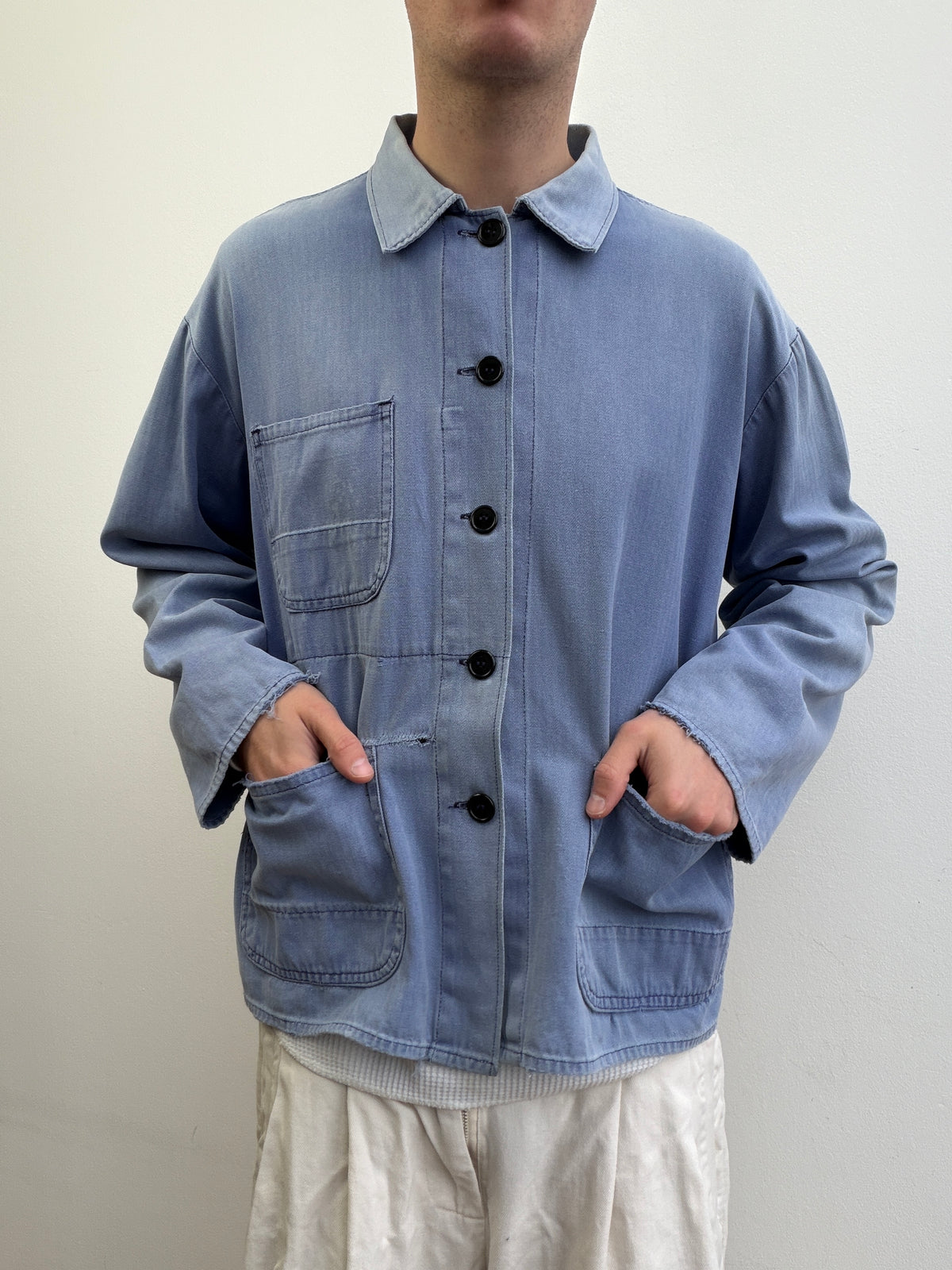 Vintage 70s/80s German Herringbone Twill Chore Jacket
