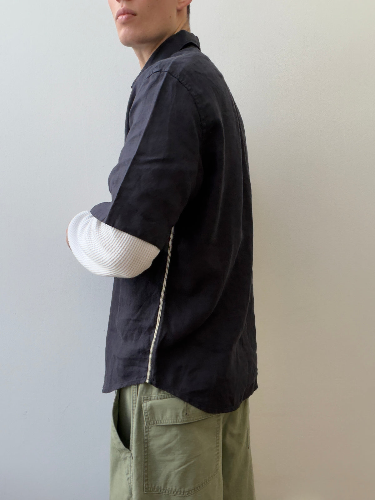 Stone Island SS06 Linen Short Sleeve Shirt