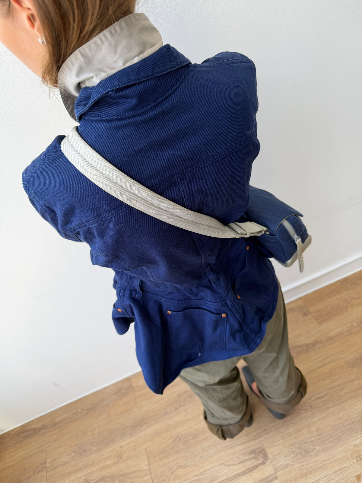 Jean Paul Gaultier Junior 90s Asymmetrical Denim Jacket