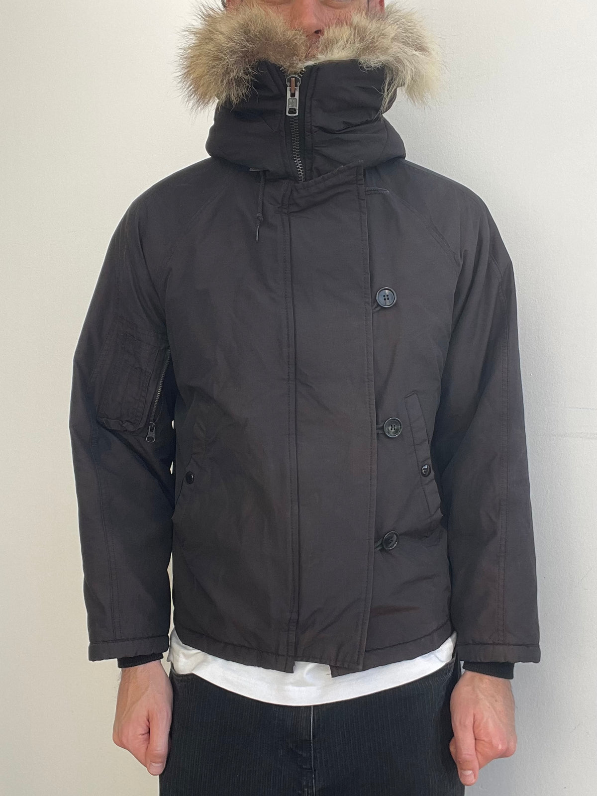 Spiewak & Sons 80s Golden Fleece Fur-Hood N-2B Flight Jacket