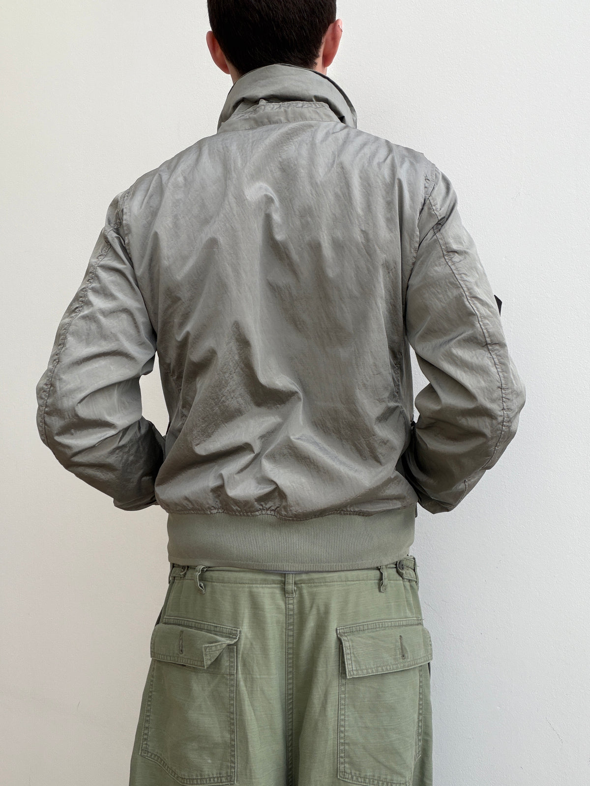 Stone Island SS08 Archive Nylon Metal Flight Bomber Jacket