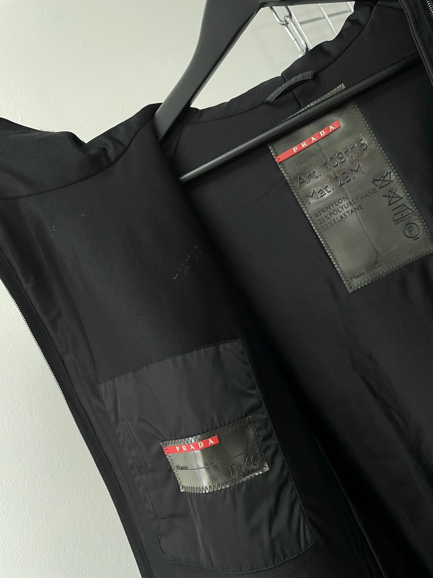 Prada Sport 00s Asymmetrical Technical Padded Jacket