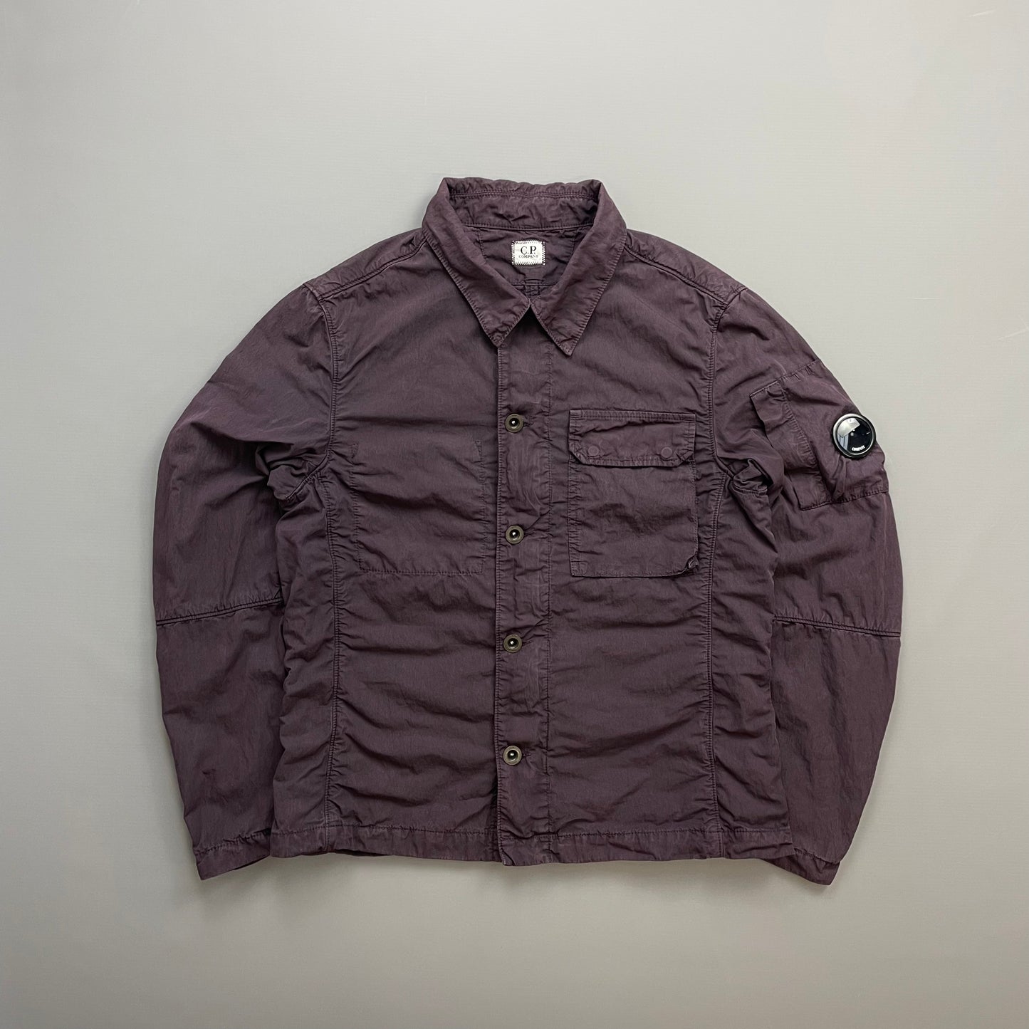 C.P. Company Purple Overshirt Lens Jacket