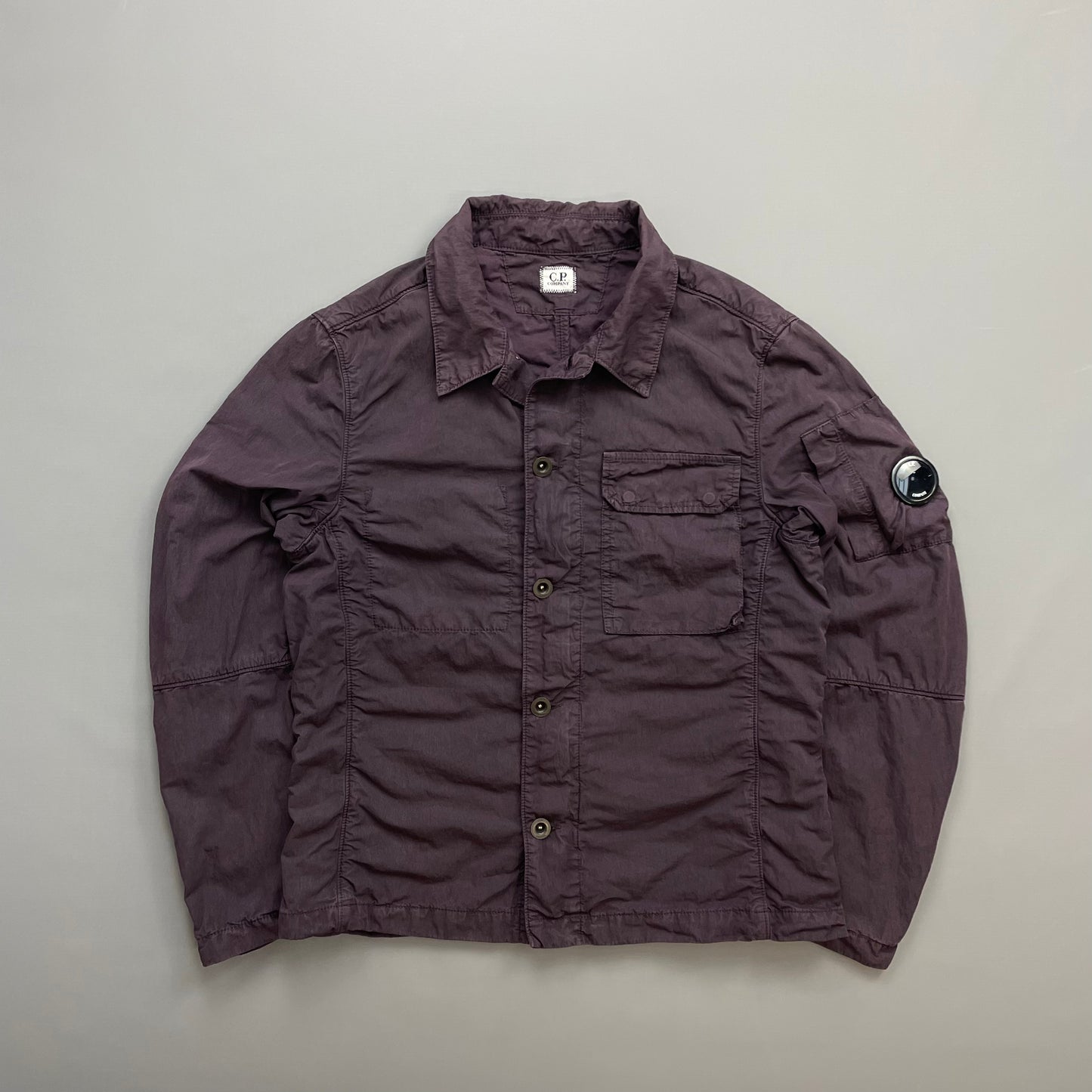 C.P. Company Purple Overshirt Lens Jacket