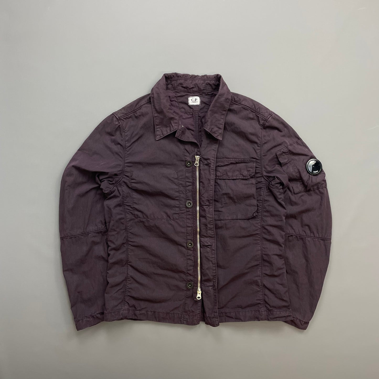 C.P. Company Purple Overshirt Lens Jacket