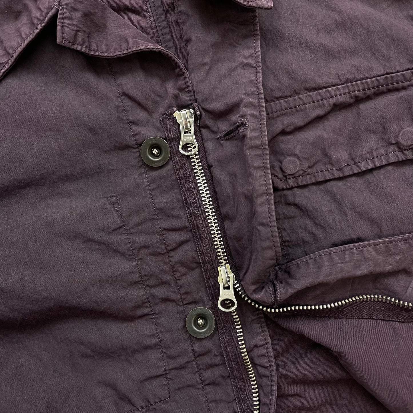 C.P. Company Purple Overshirt Lens Jacket