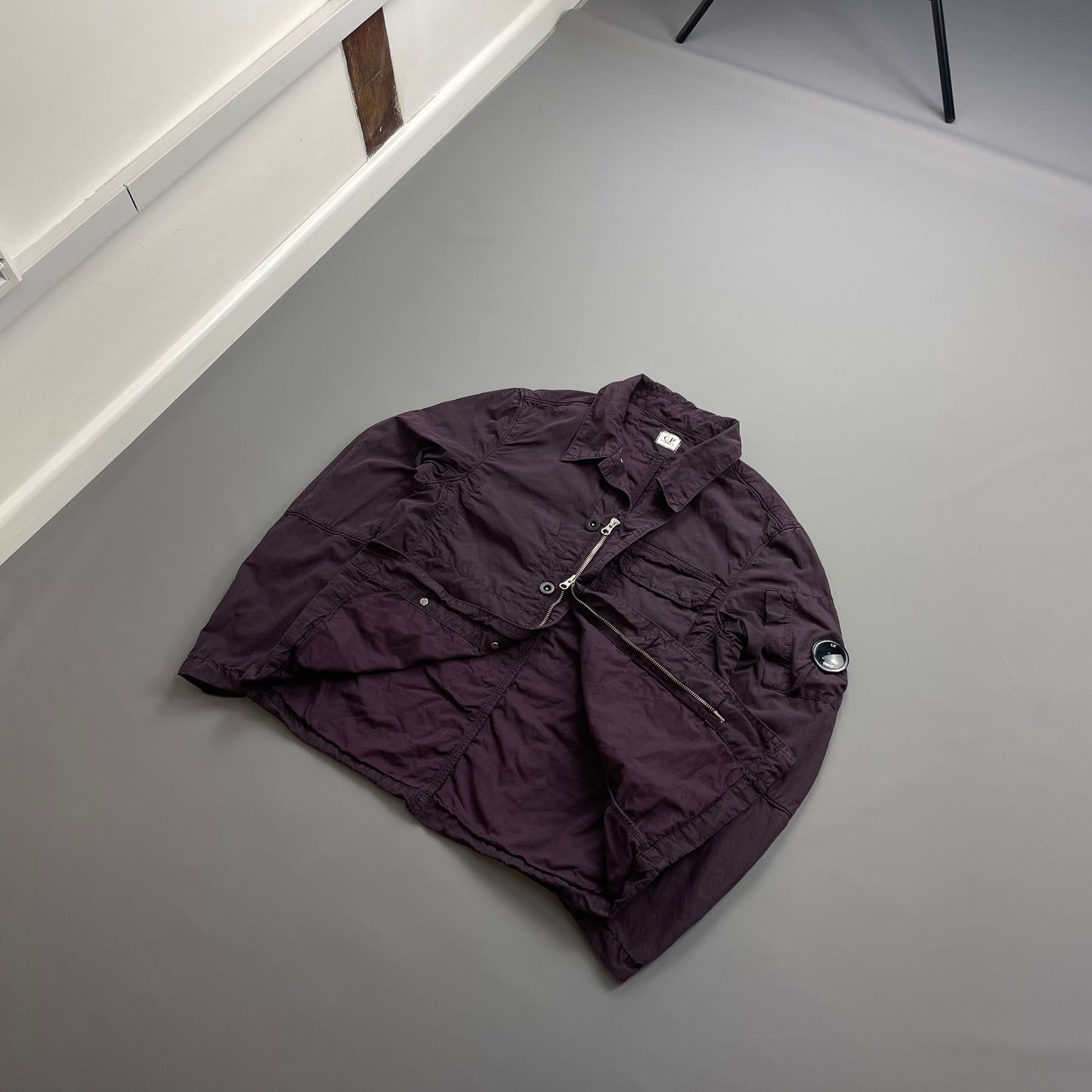 C.P. Company Purple Overshirt Lens Jacket