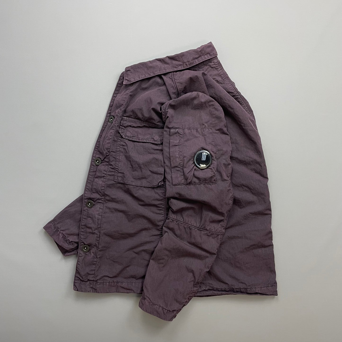 C.P. Company Purple Overshirt Lens Jacket