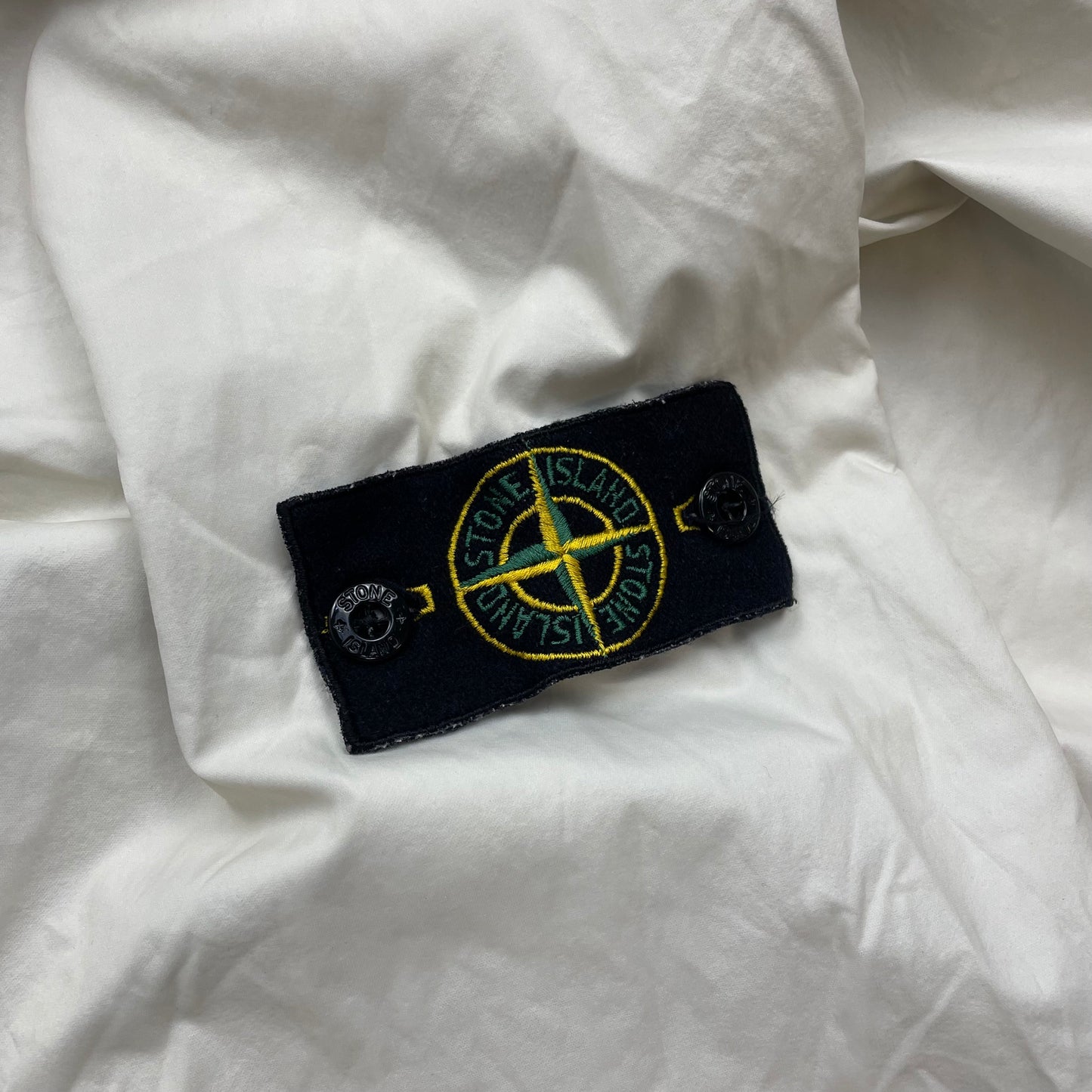 Stone Island White SS15 Membrana 3L TC Concealed Hood Jacket