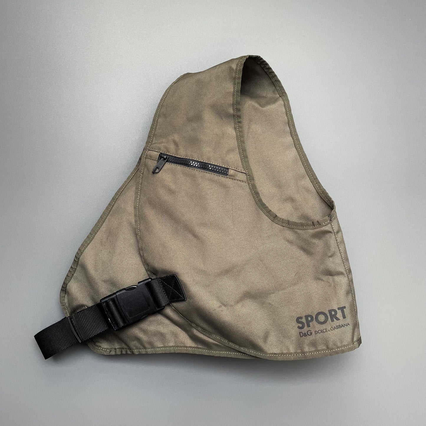 Dolce & Gabanna Sport Khaki 00s Crossbody Harness Bag