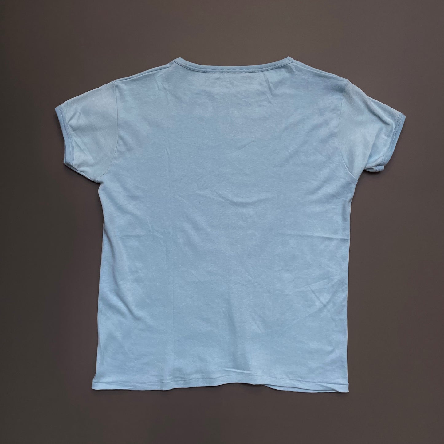 Vintage Blue 60s/70s Fitted T-Shirt