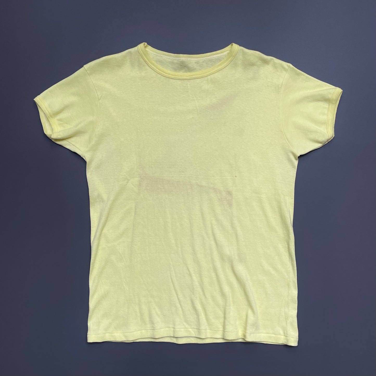 Vintage Yellow 60s/70s Fitted T-Shirt