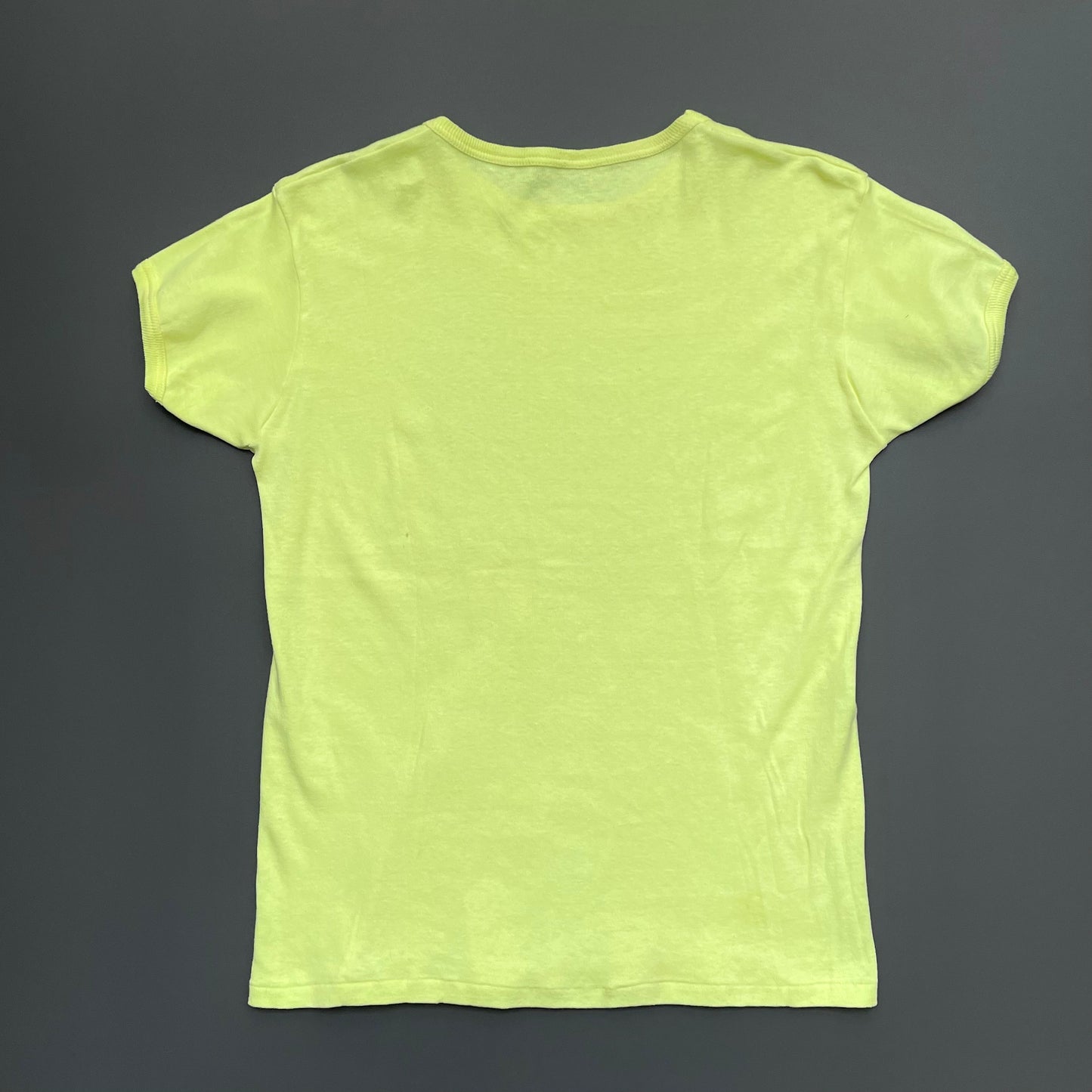 Vintage Yellow 60s/70s Fitted T-Shirt