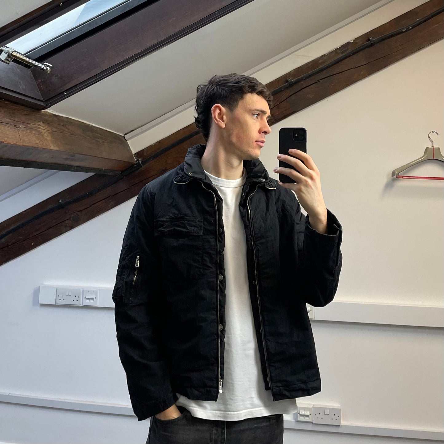 C.P. Company Black Lined Harrington Jacket AW05