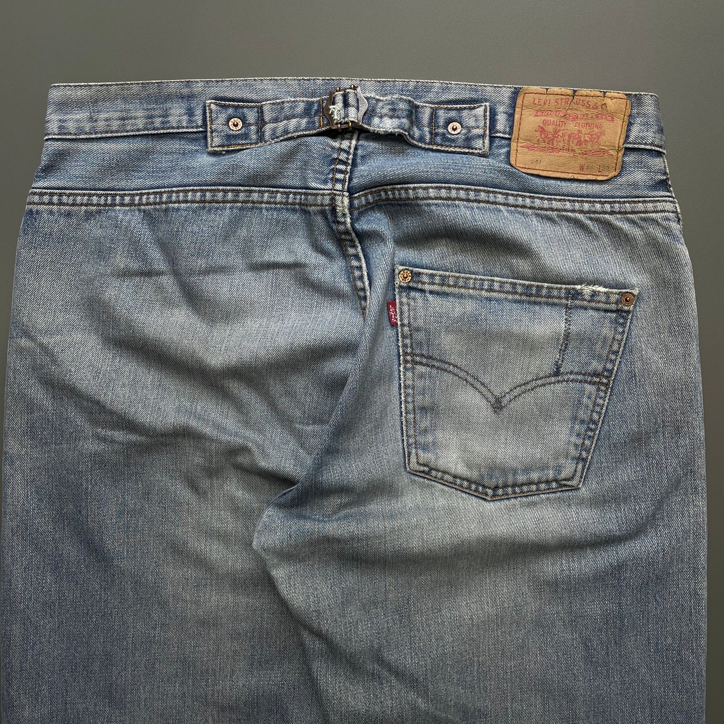 Levi's 541 Blue Cinchback Denim Jeans
