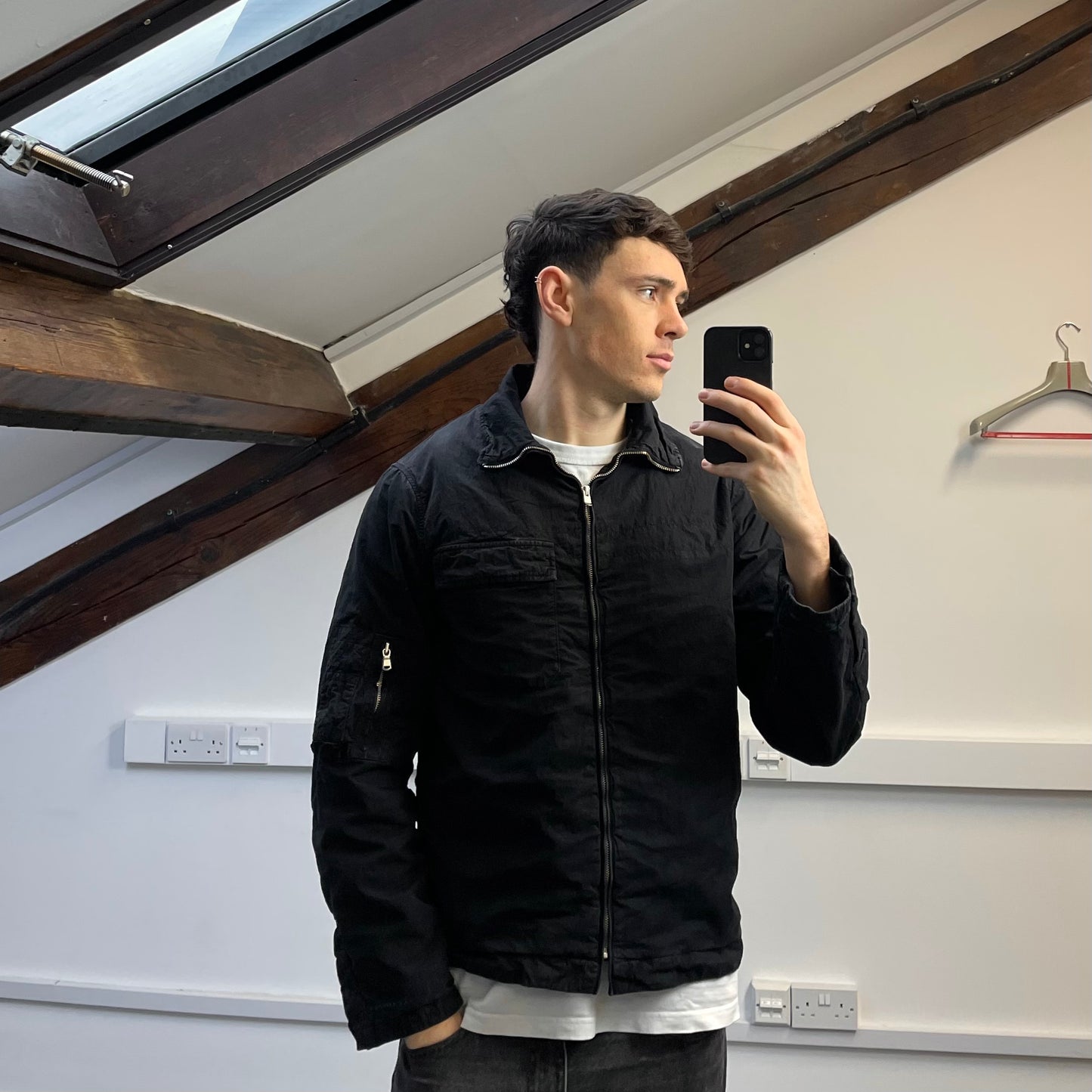 C.P. Company Black Lined Harrington Jacket AW05